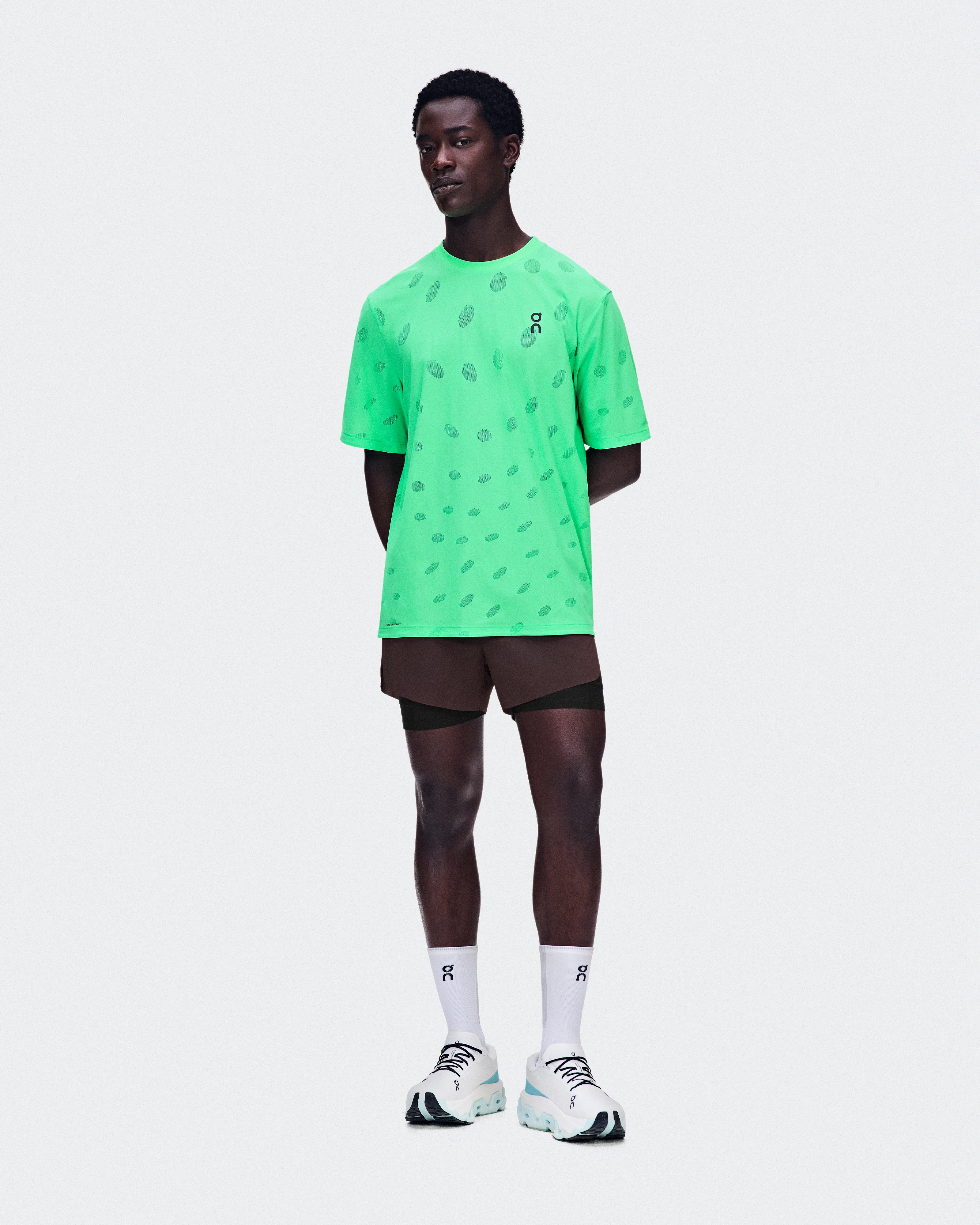 On Zero-T Breathe Verdite Homme Hauts et t-shirts