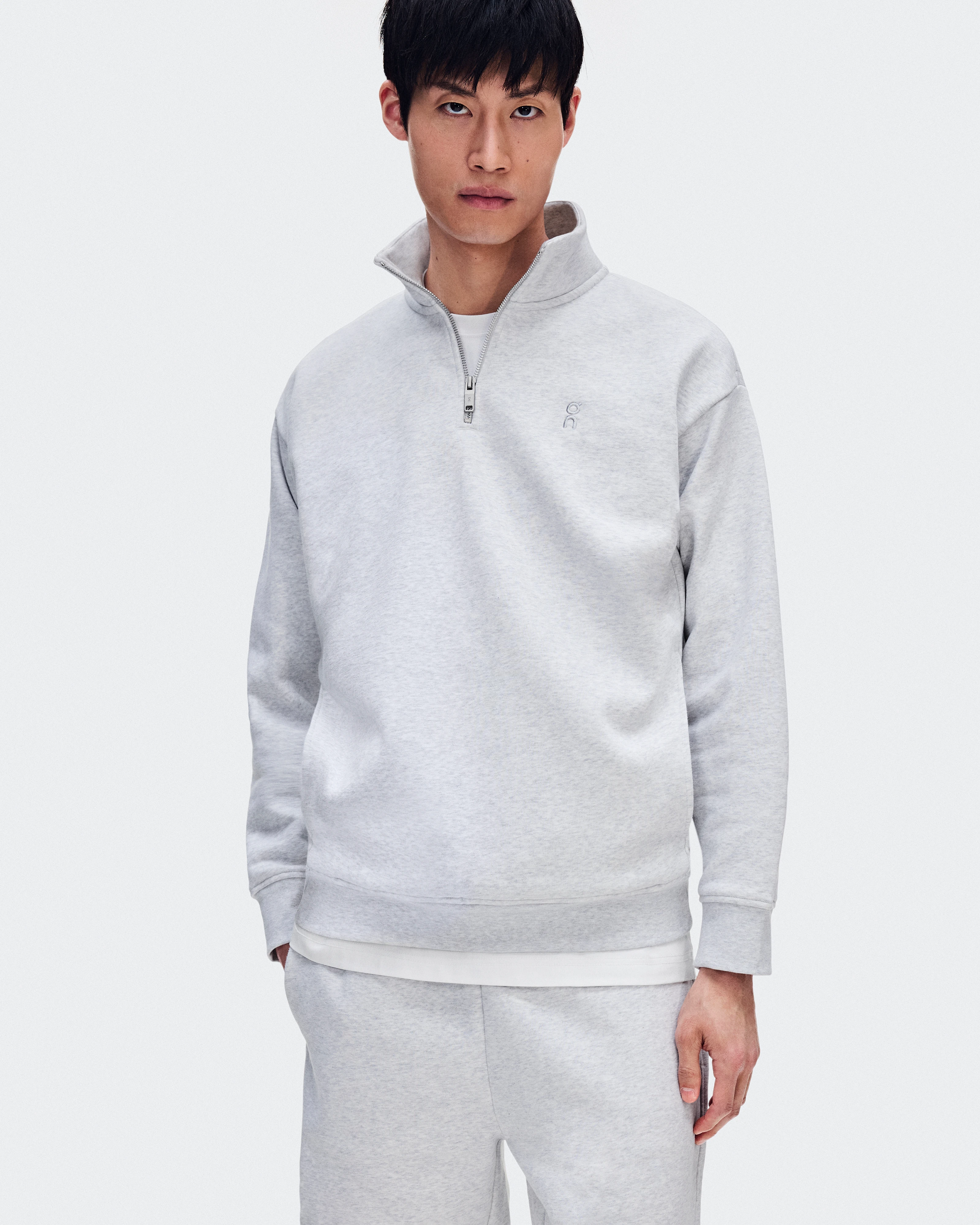 On Club Collective 1/4 Zip Crater Homme Sweats à capuche et sweats