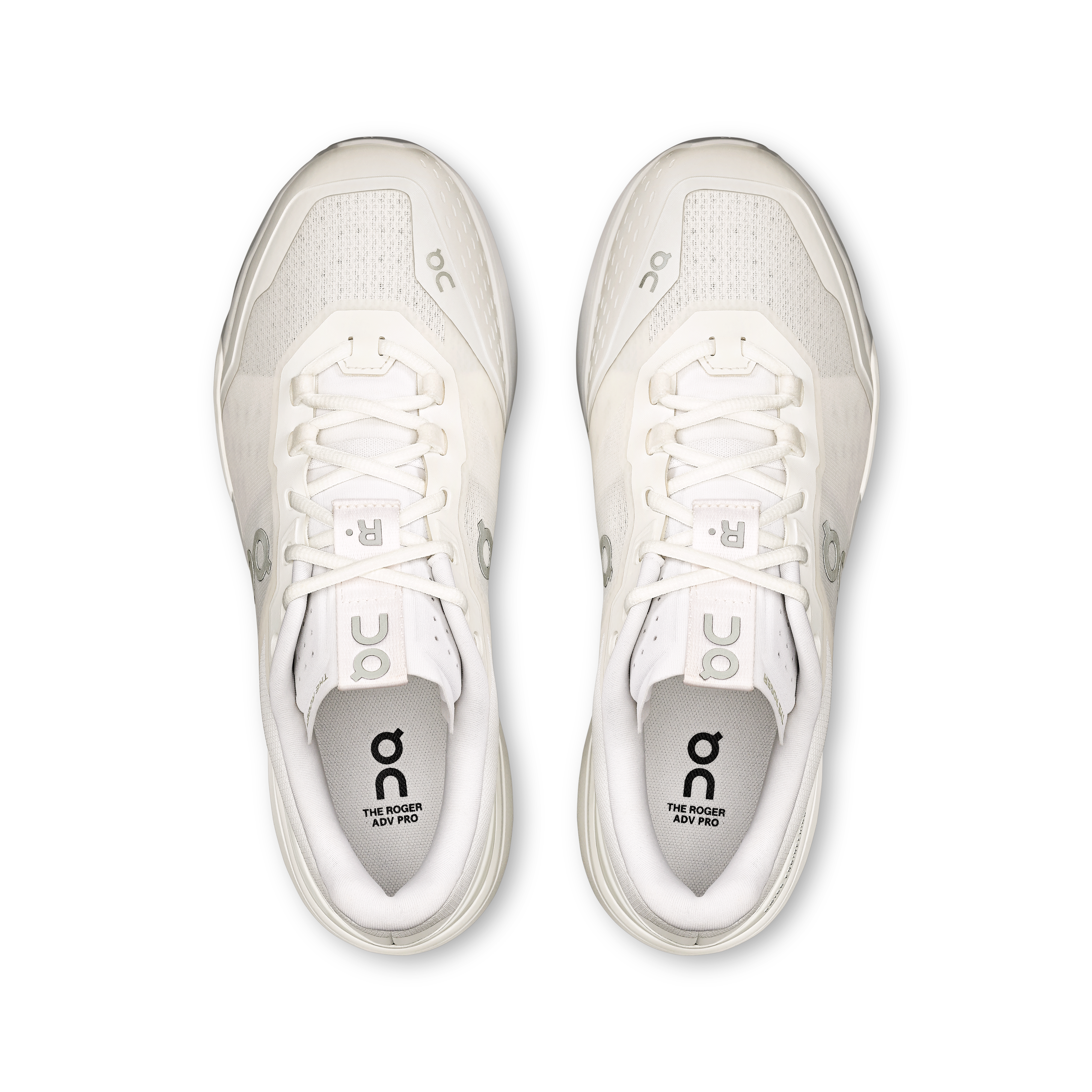 On THE ROGER Advantage Pro White & White Homme Tennis Chaussures