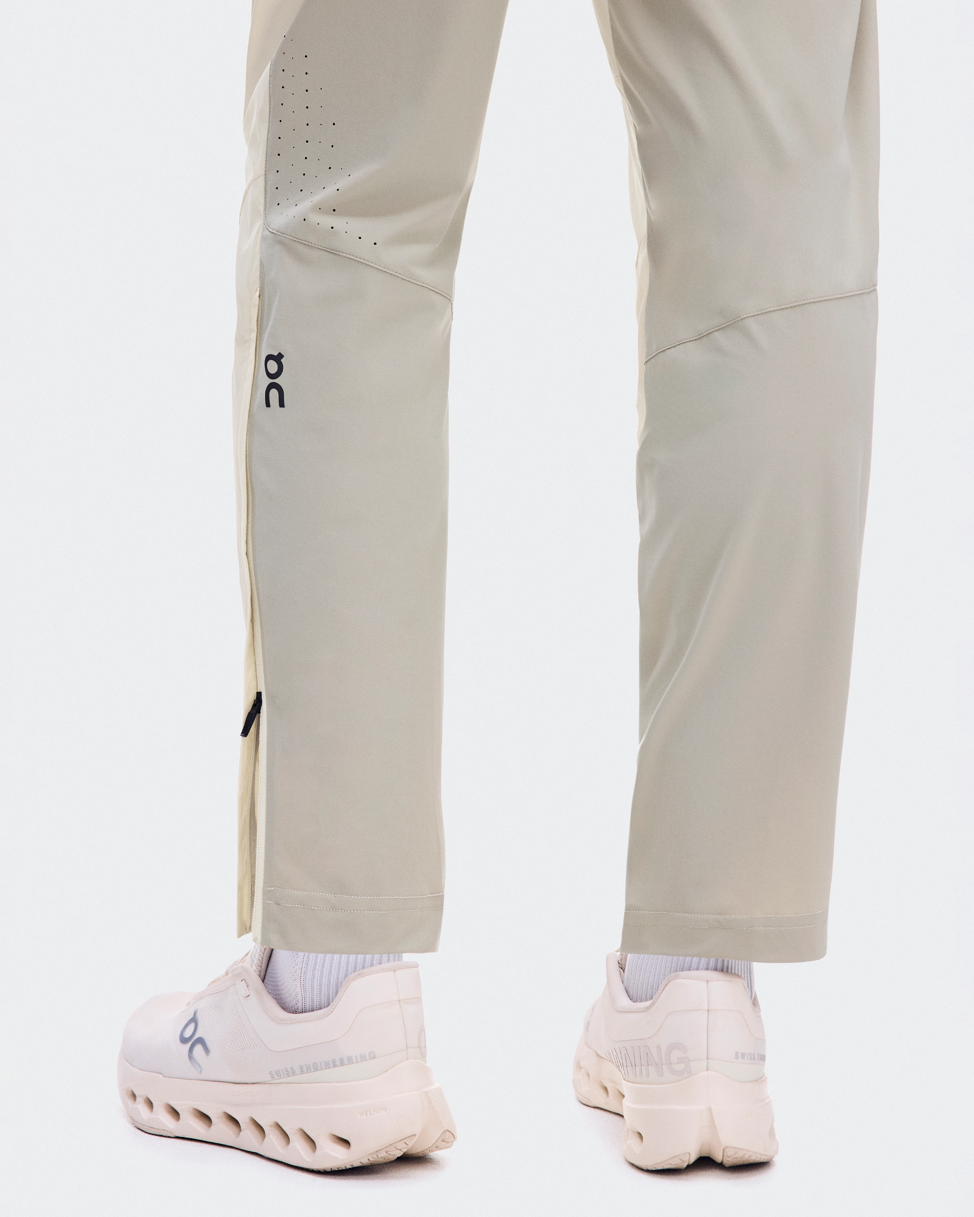 On Weather Pants Hare & Brume Femme Pantalons