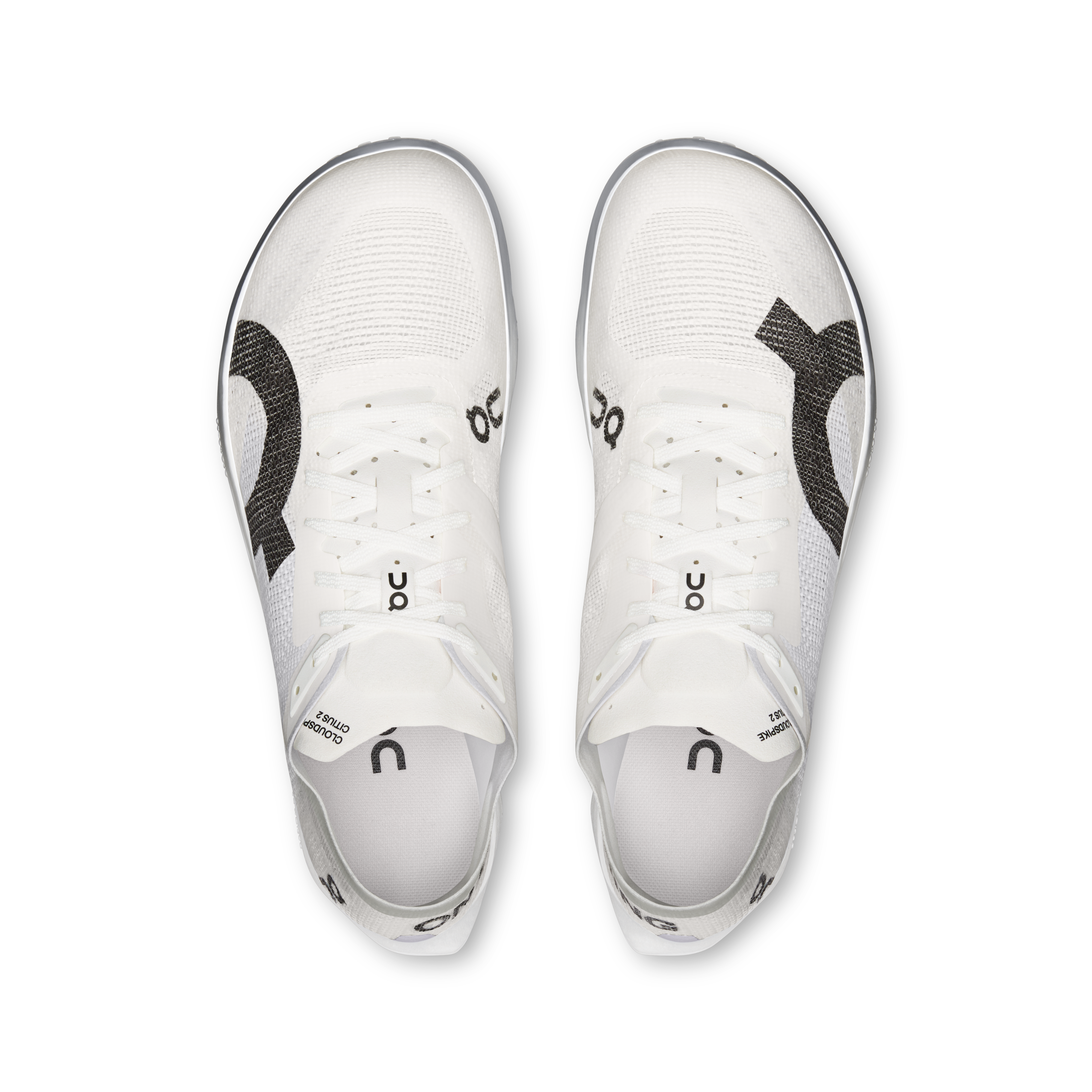 On Cloudspike Citius 2 White & Frost Femme Athlétisme Chaussures
