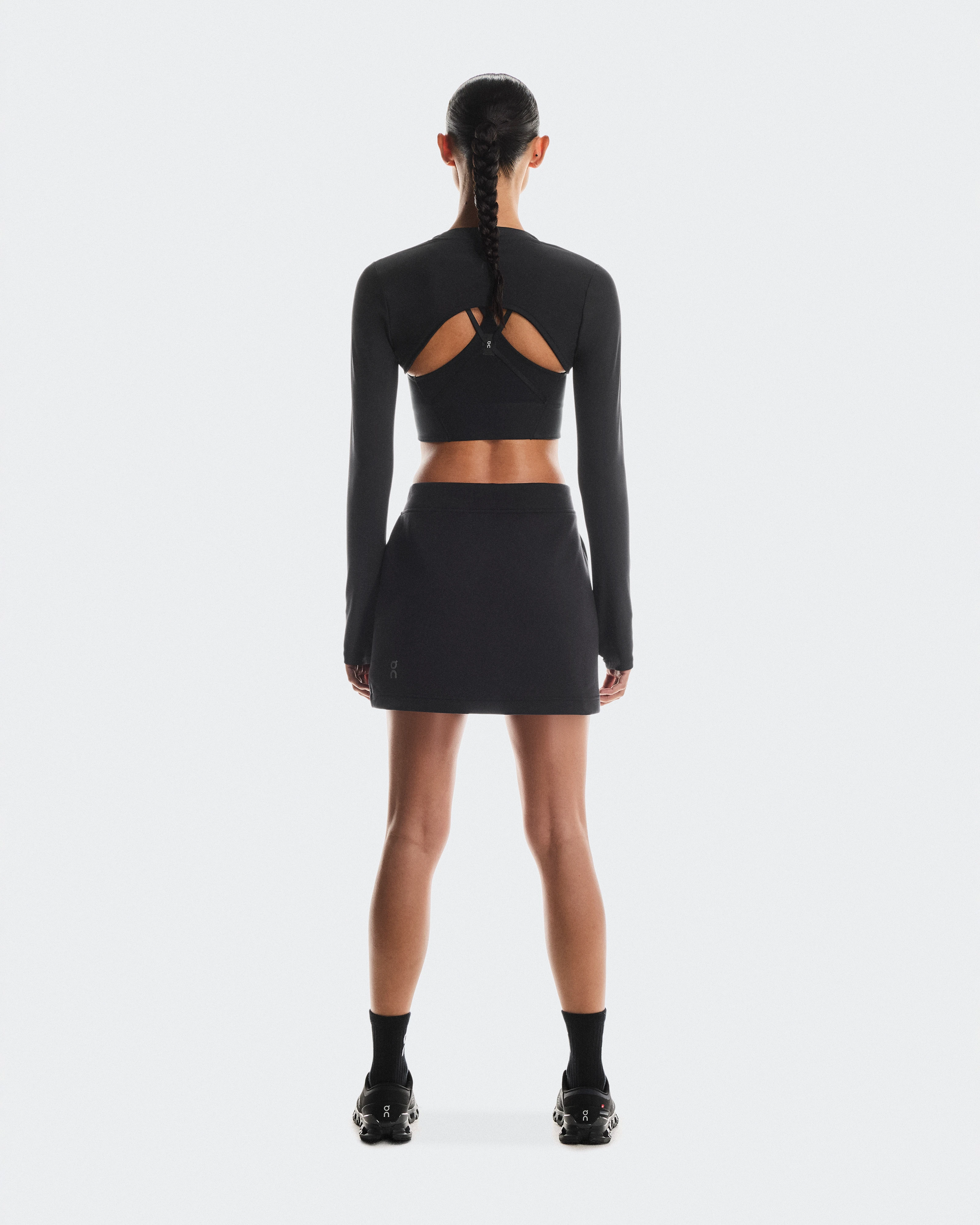 On Focus Tech Skirt Black Femme Jupes