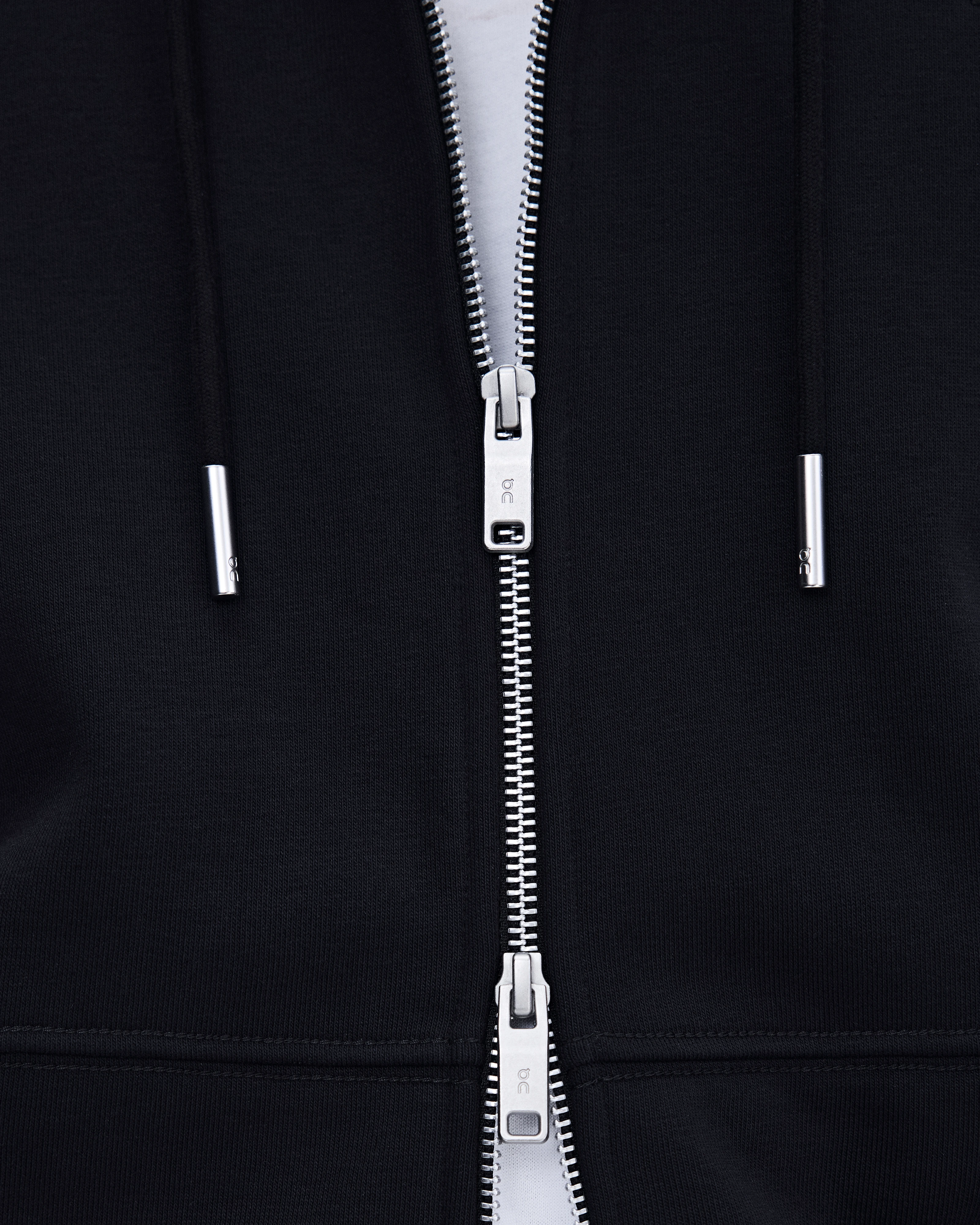 On Club Collective Full Zip Hoodie Black Homme Sweats à capuche et sweats