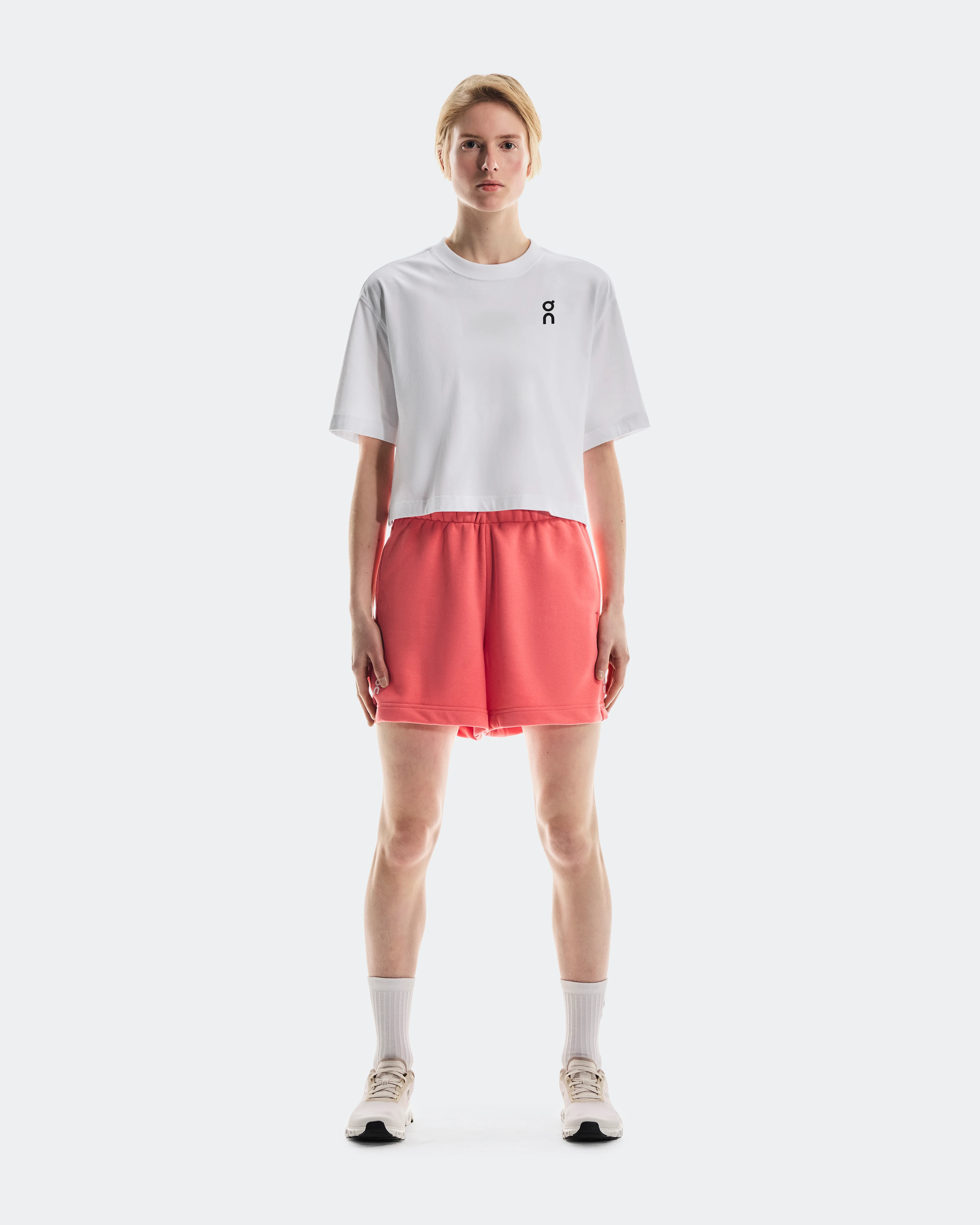 On Club Shorts Coral Femme Shorts