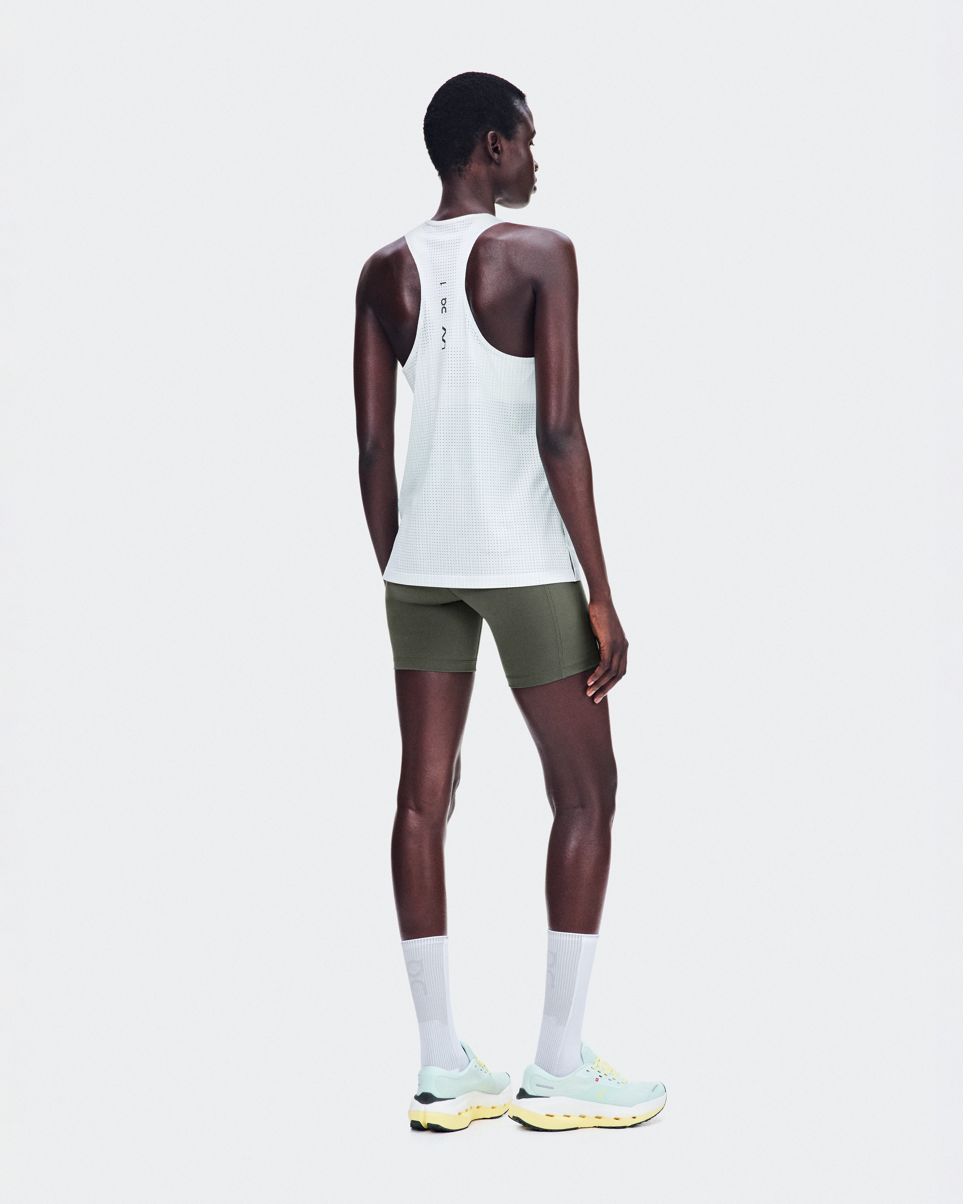 On Race Half Tights LN1 Mire Femme Leggings