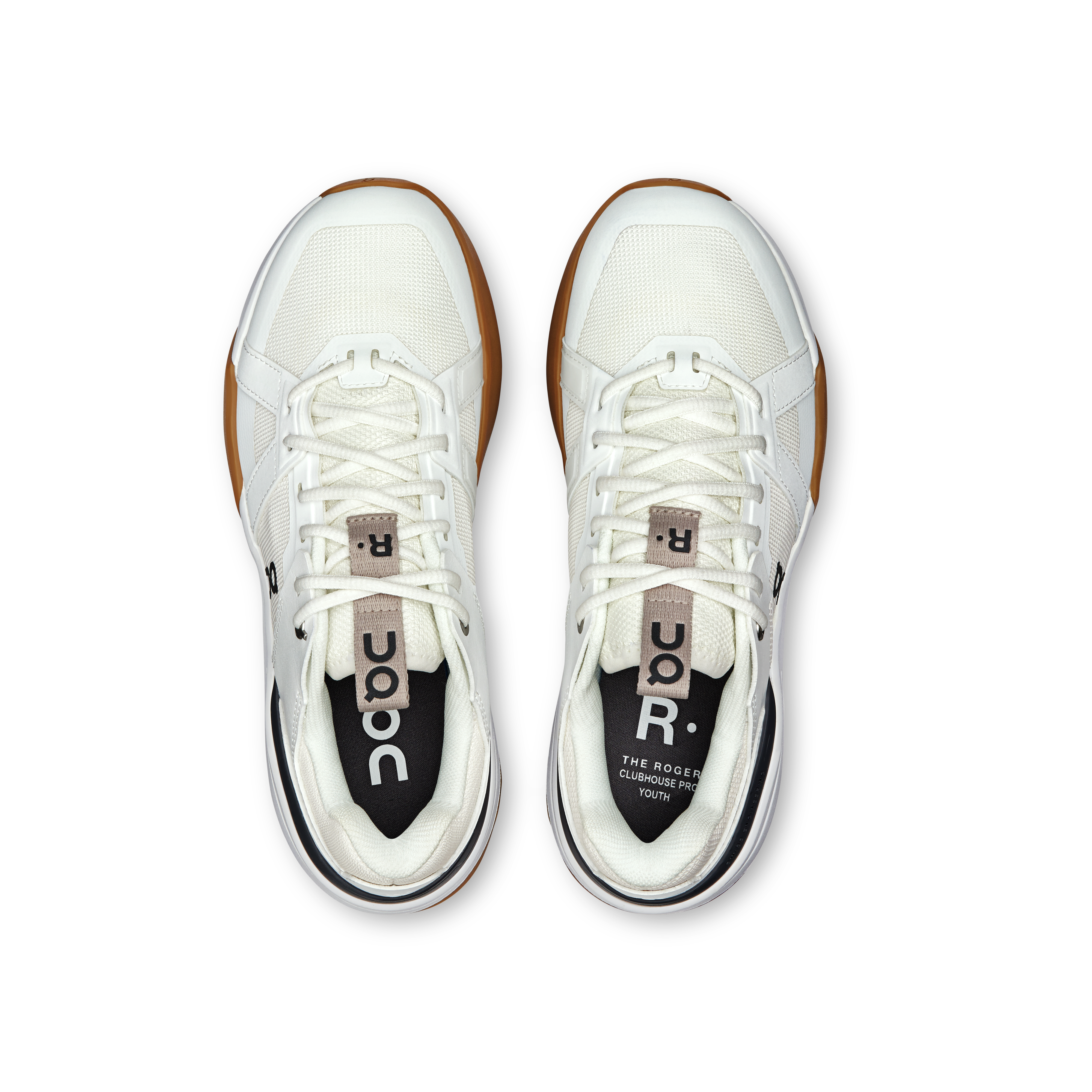 On THE ROGER Clubhouse Pro Youth White & Eclipse Ados Active Life Chaussures
