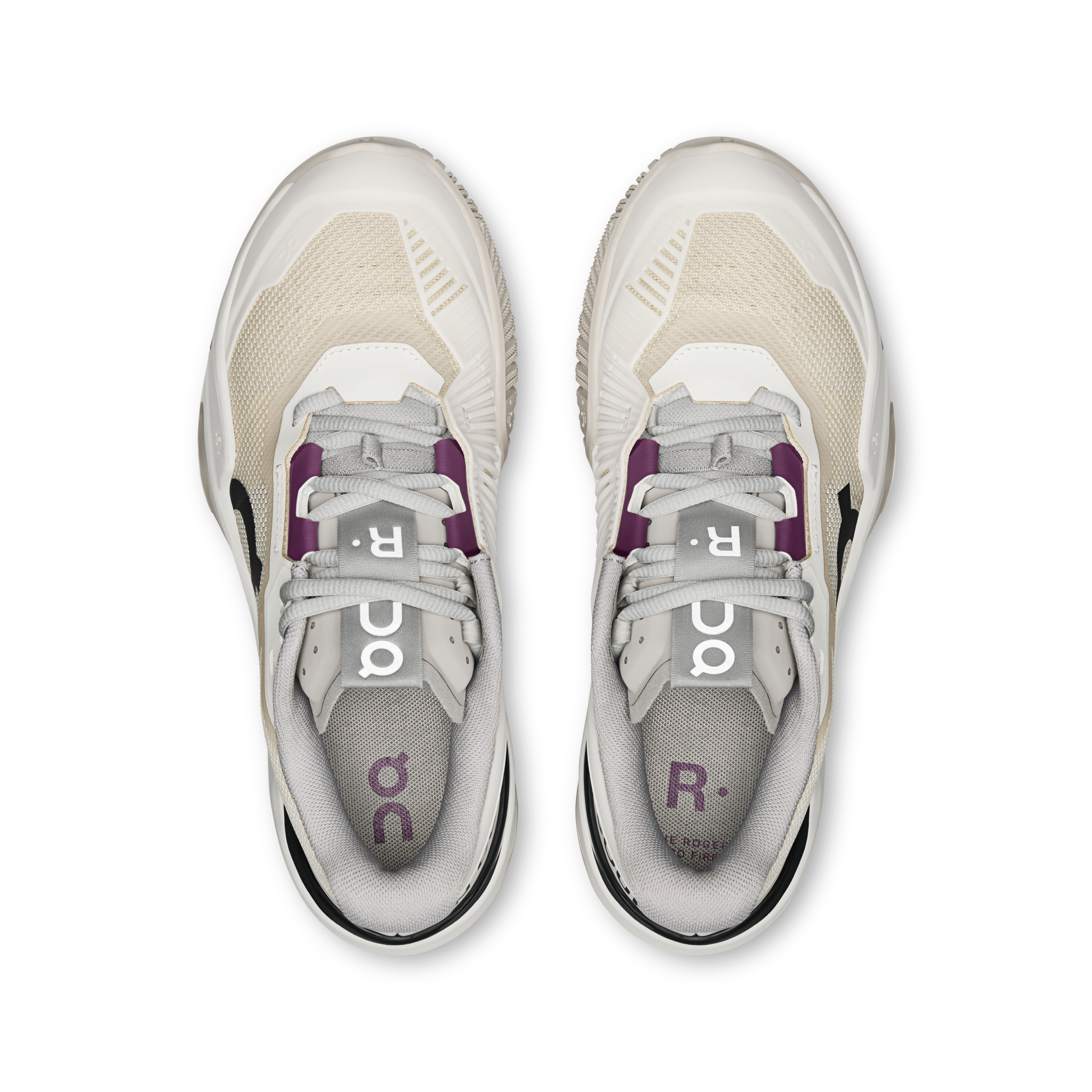 On THE ROGER Pro Fire Grain & Ivory Femme Tennis Chaussures