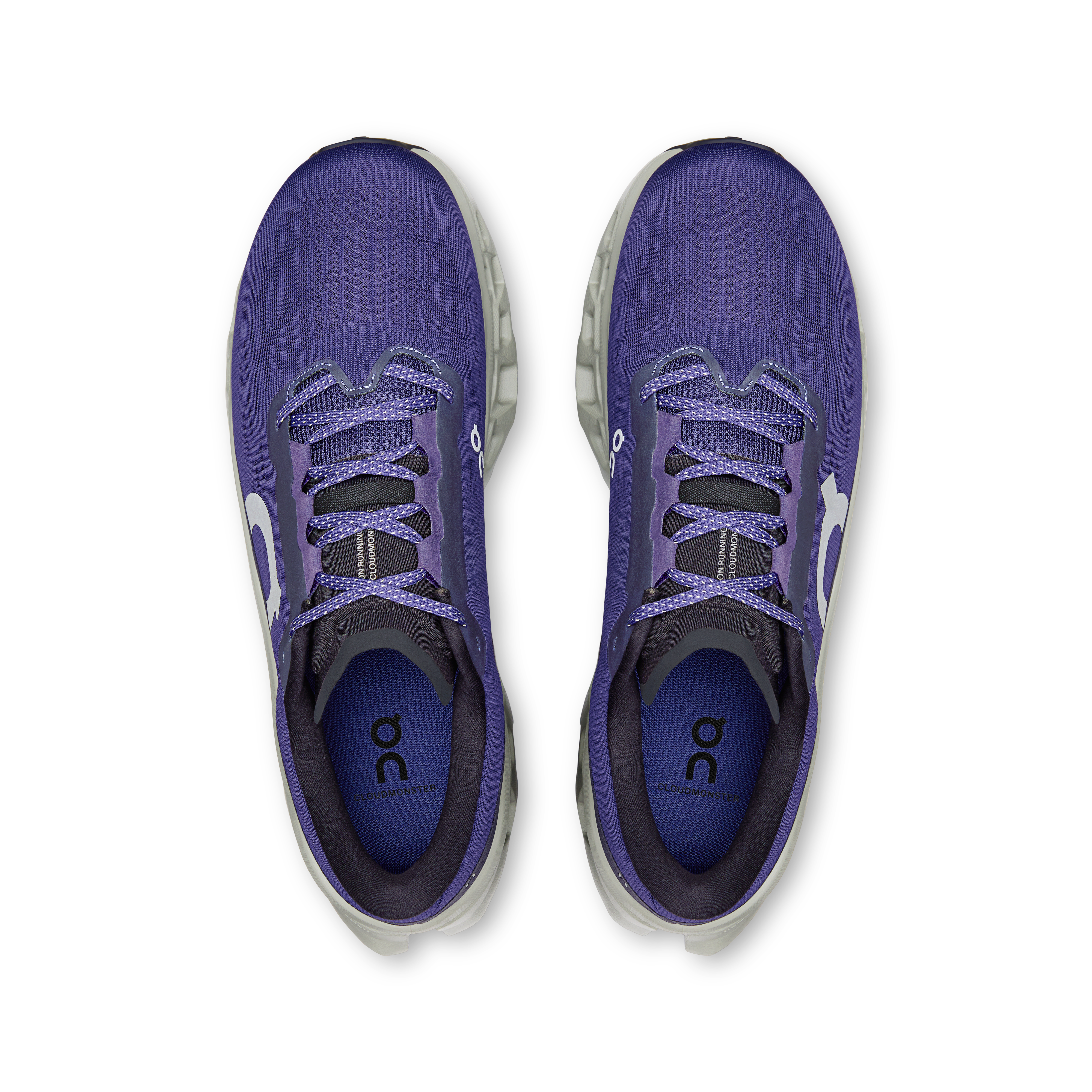On Cloudmonster 3 Wide Twilight & White Homme Running sur route Chaussures