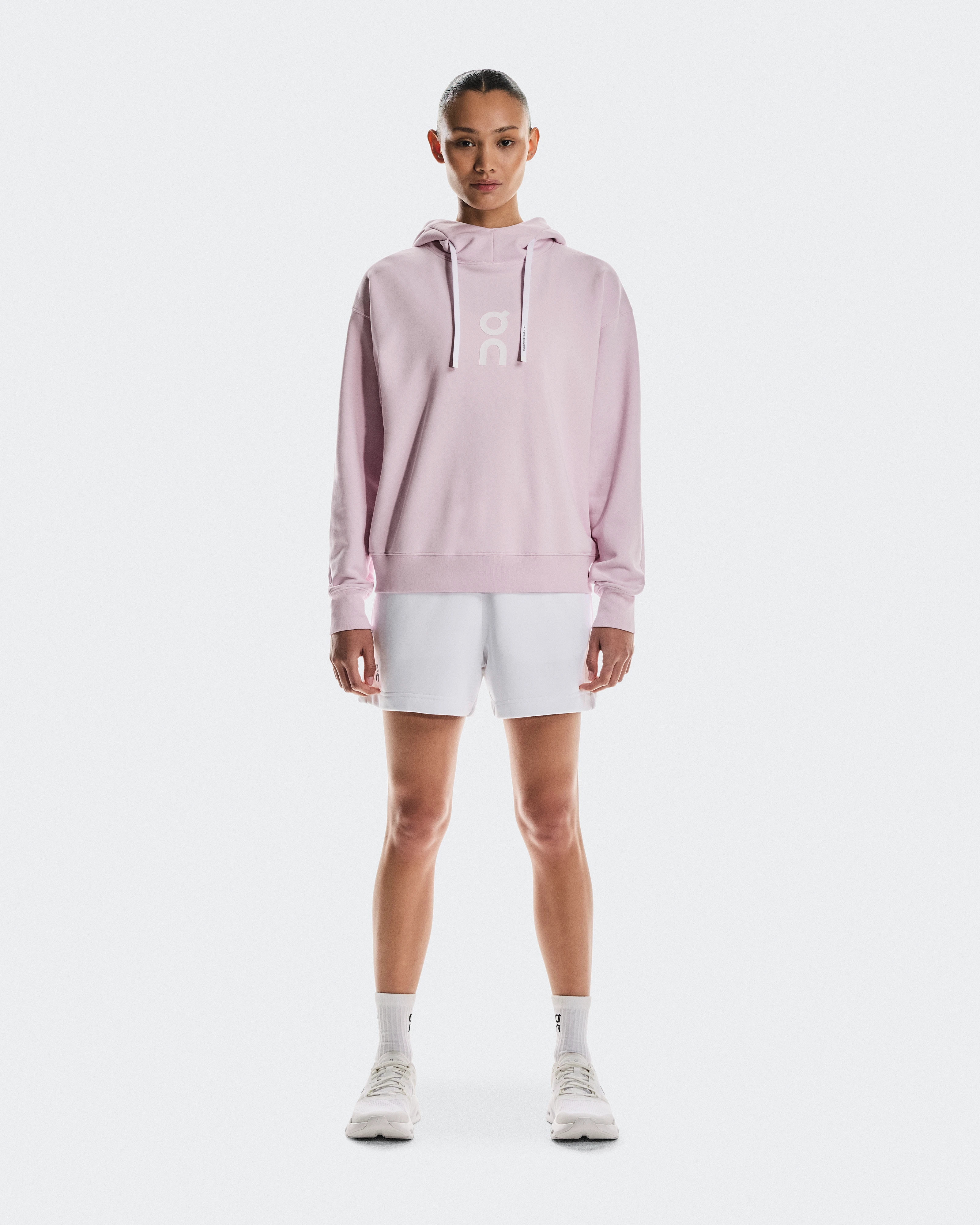On Club Hoodie Orchid Femme Sweats à capuche et sweats
