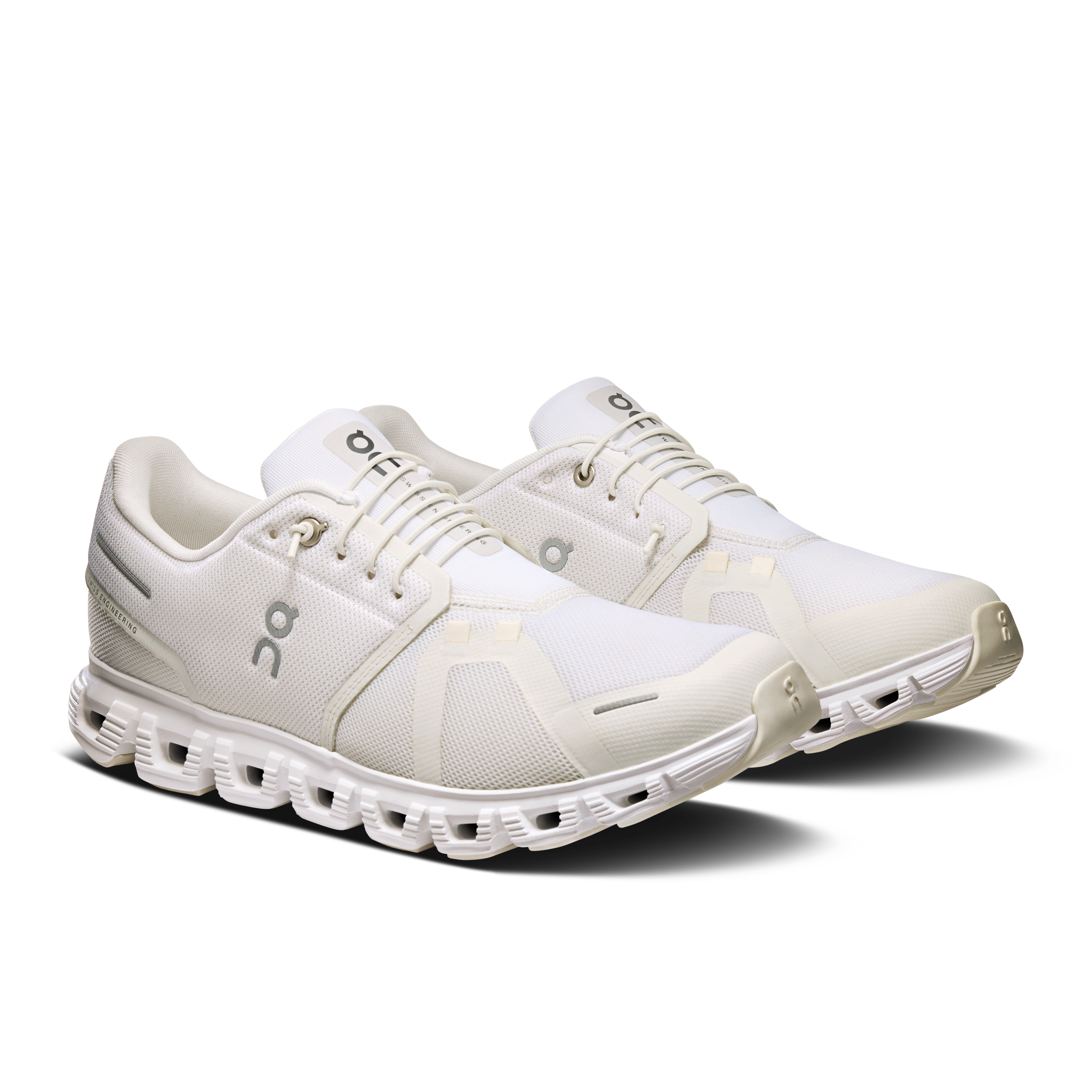 On Cloud 6 White & White Homme – Quotidien, CloudTec® Chaussures