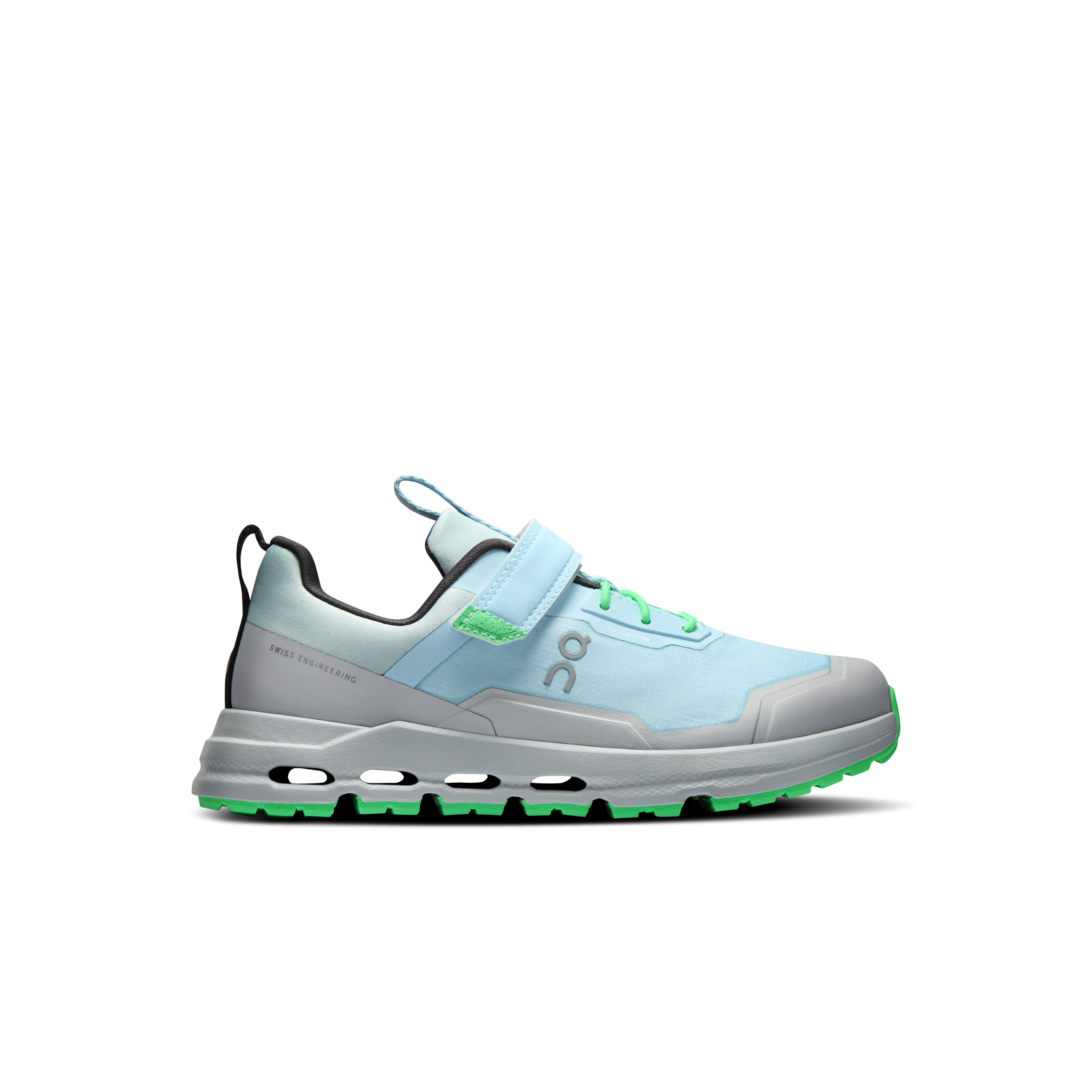 On Cloudhero Waterproof Topaz & Glacier Enfant – Outdoor, imperméable, 4-8 ans Chaussures