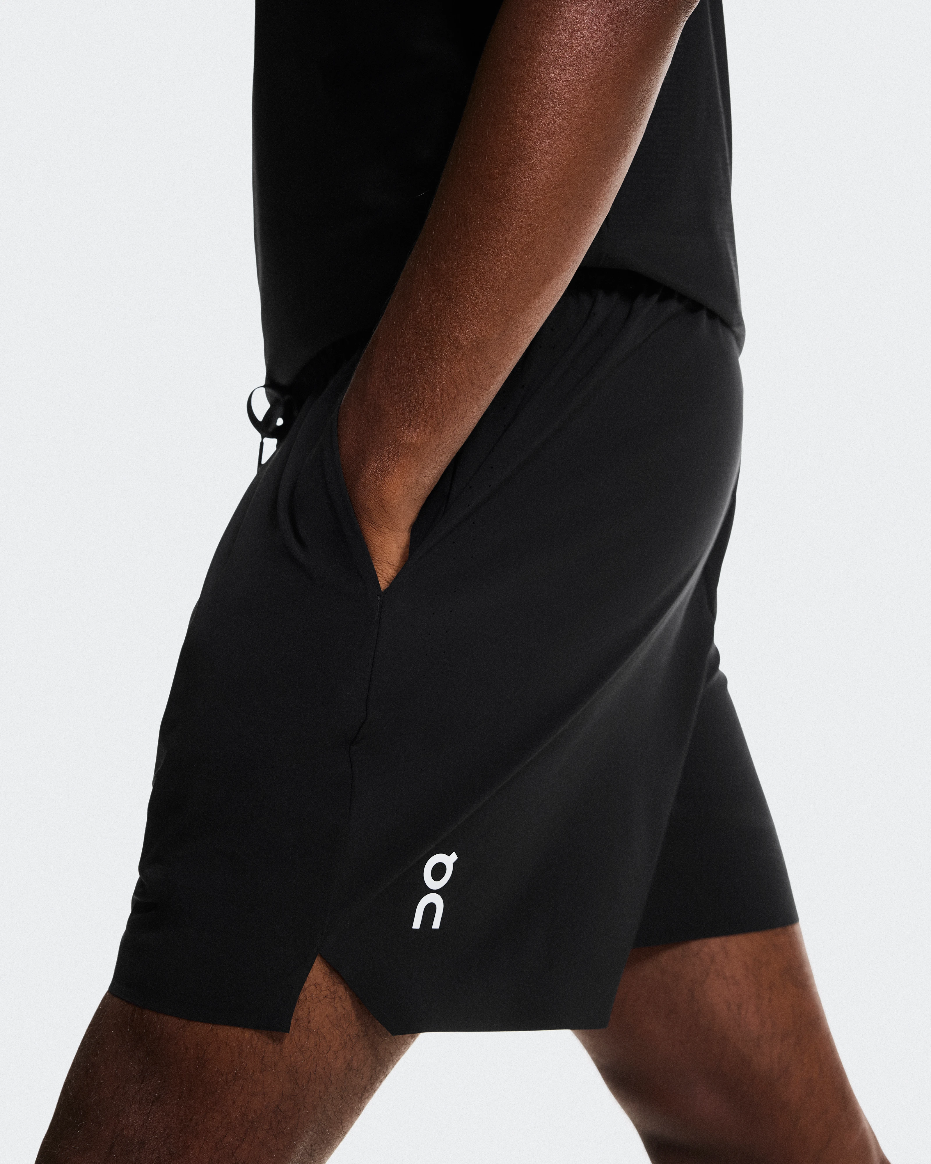 On 5" Court Shorts Black Homme Shorts