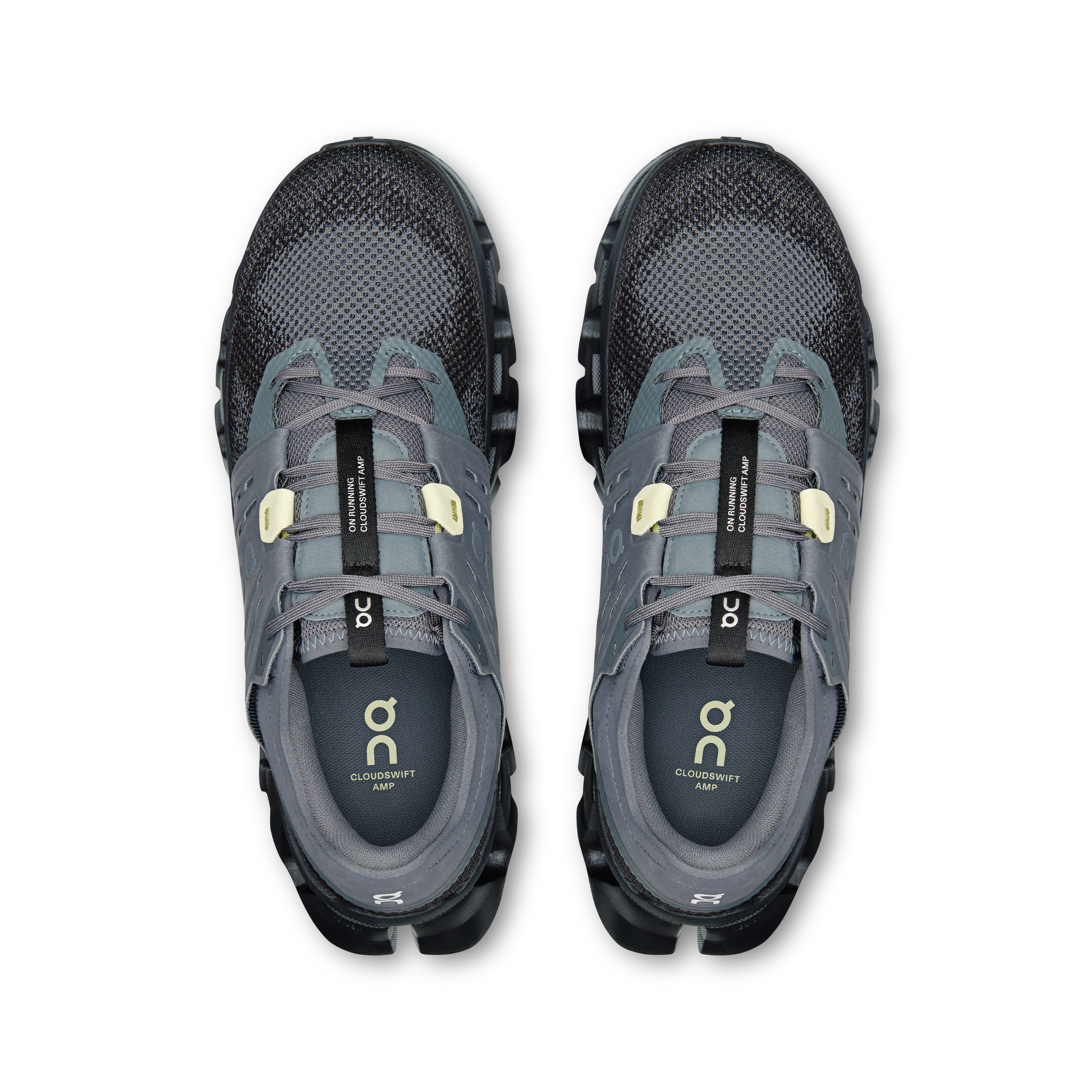 On Cloudswift Amp Stone & Black Homme Active Life Chaussures