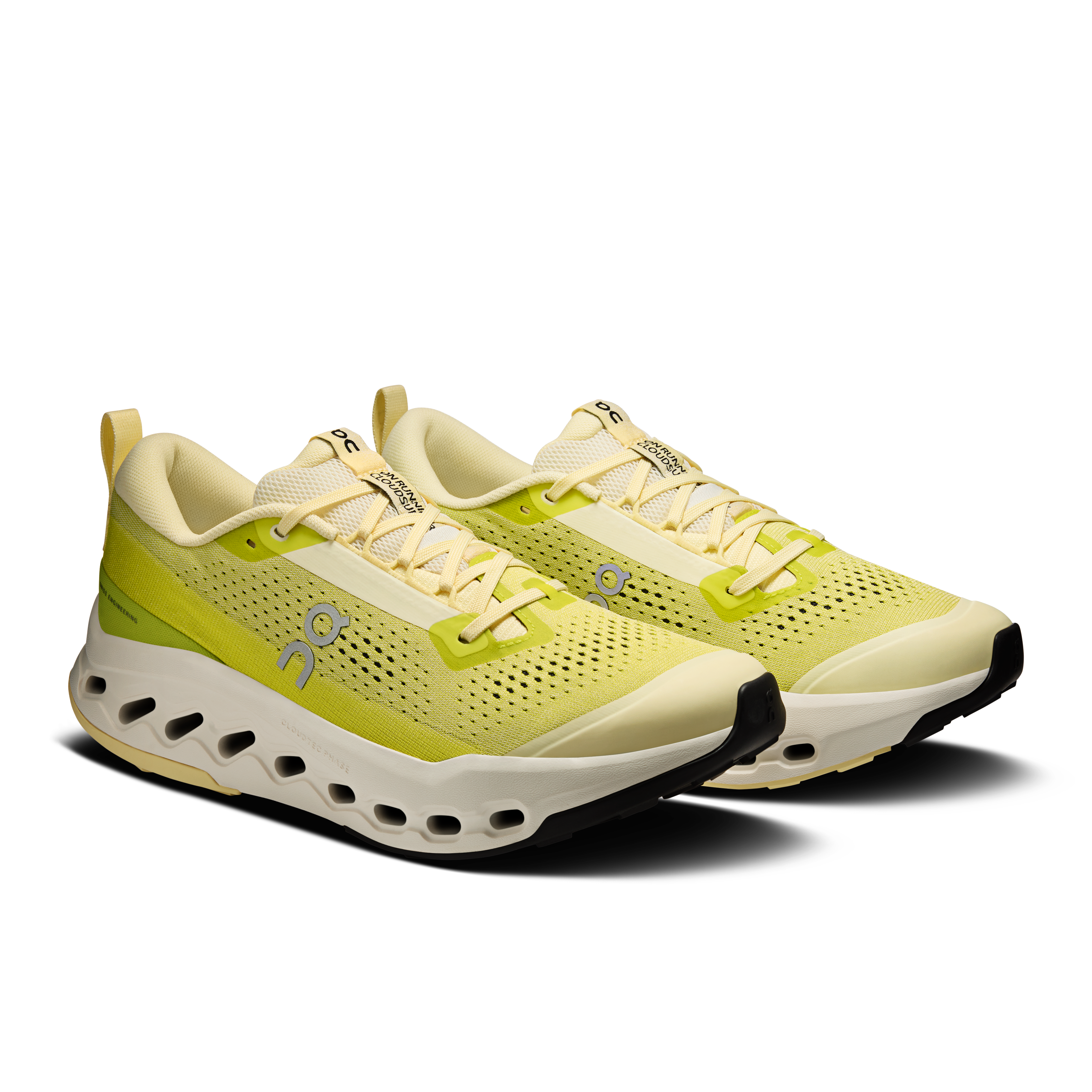 On Cloudsurfer Trail 2 Ivory & Lime Homme Running de trail Chaussures
