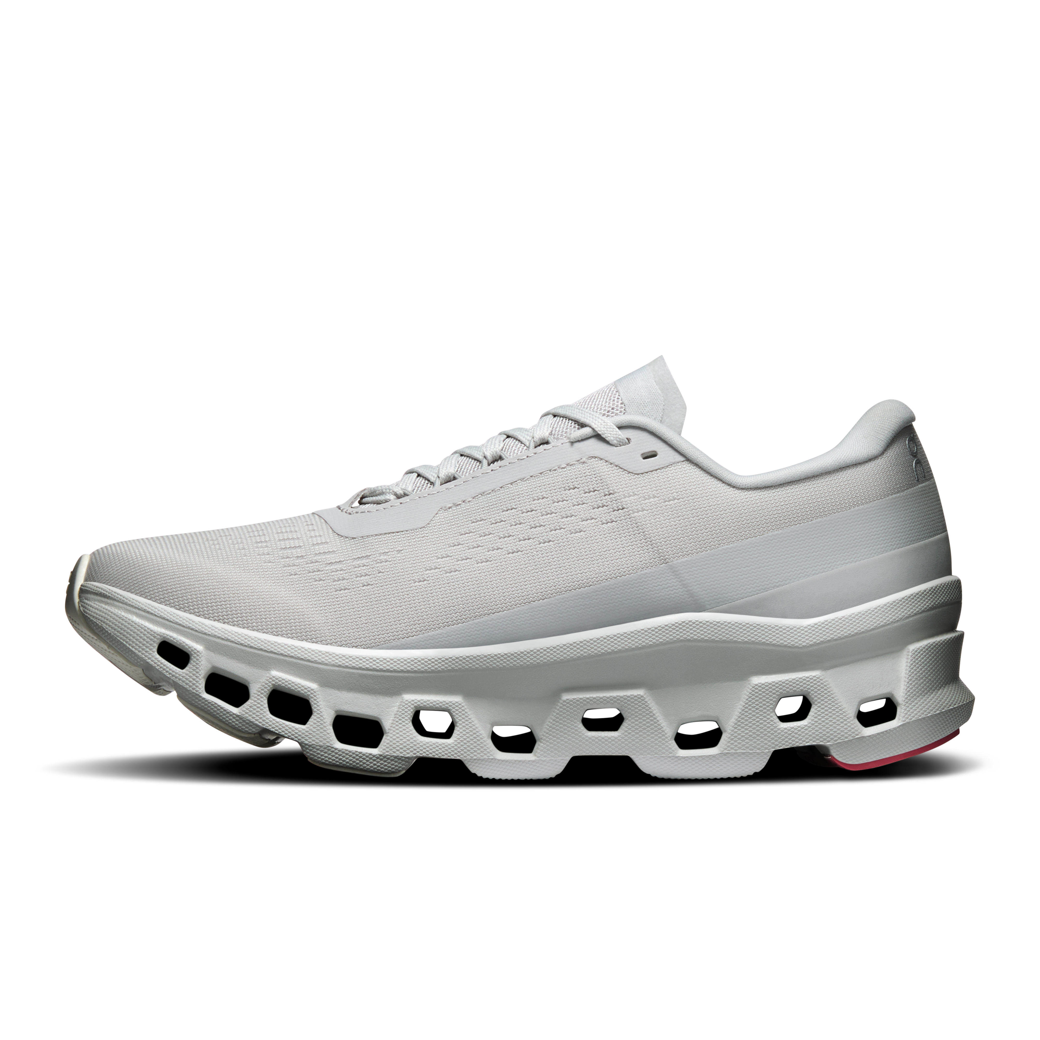 On Cloudmonster 1 Silver & Camellia Femme Active Life Chaussures