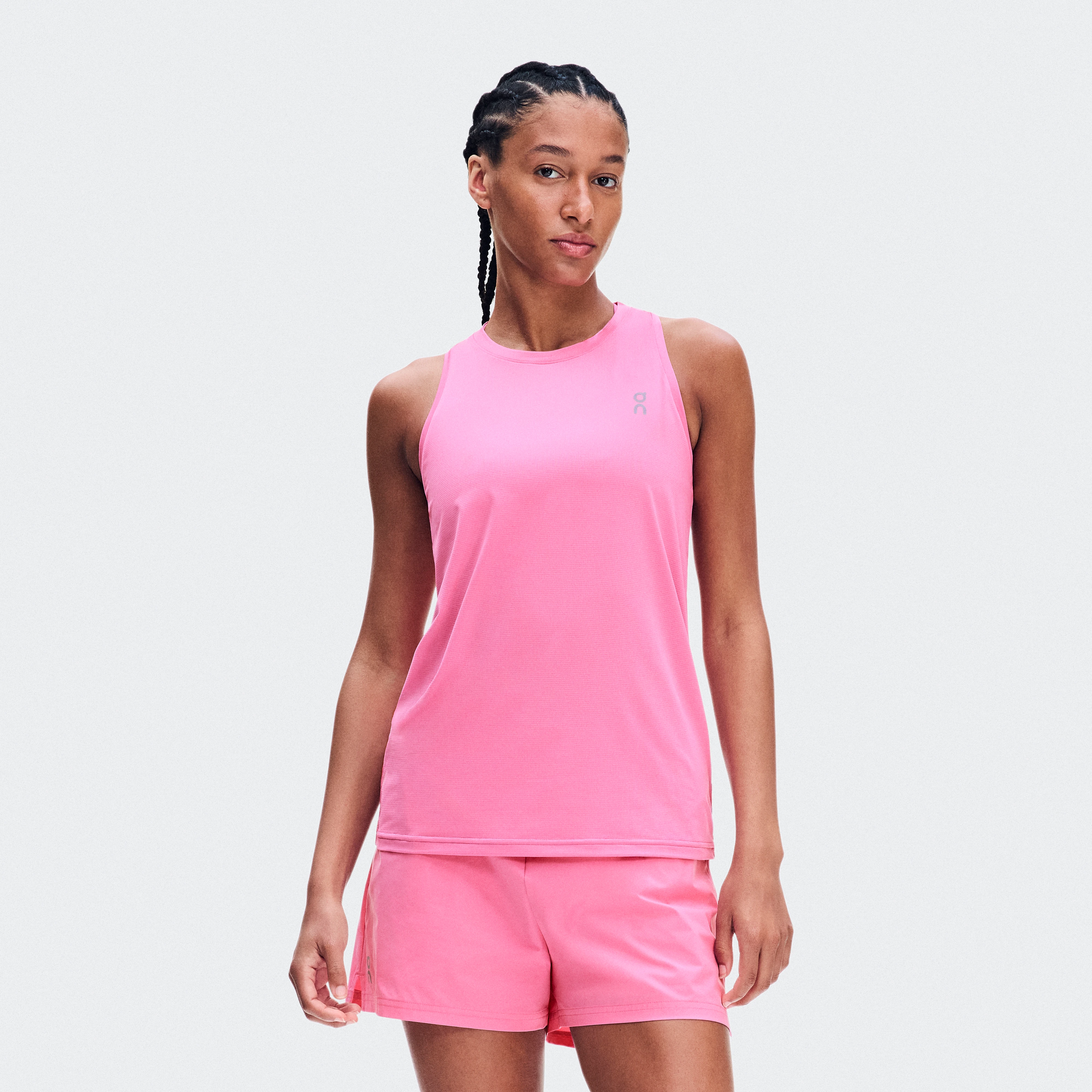 On Core Tank Bubblegum Femme – Running quotidien, basique, polyvalent Hauts et t-shirts