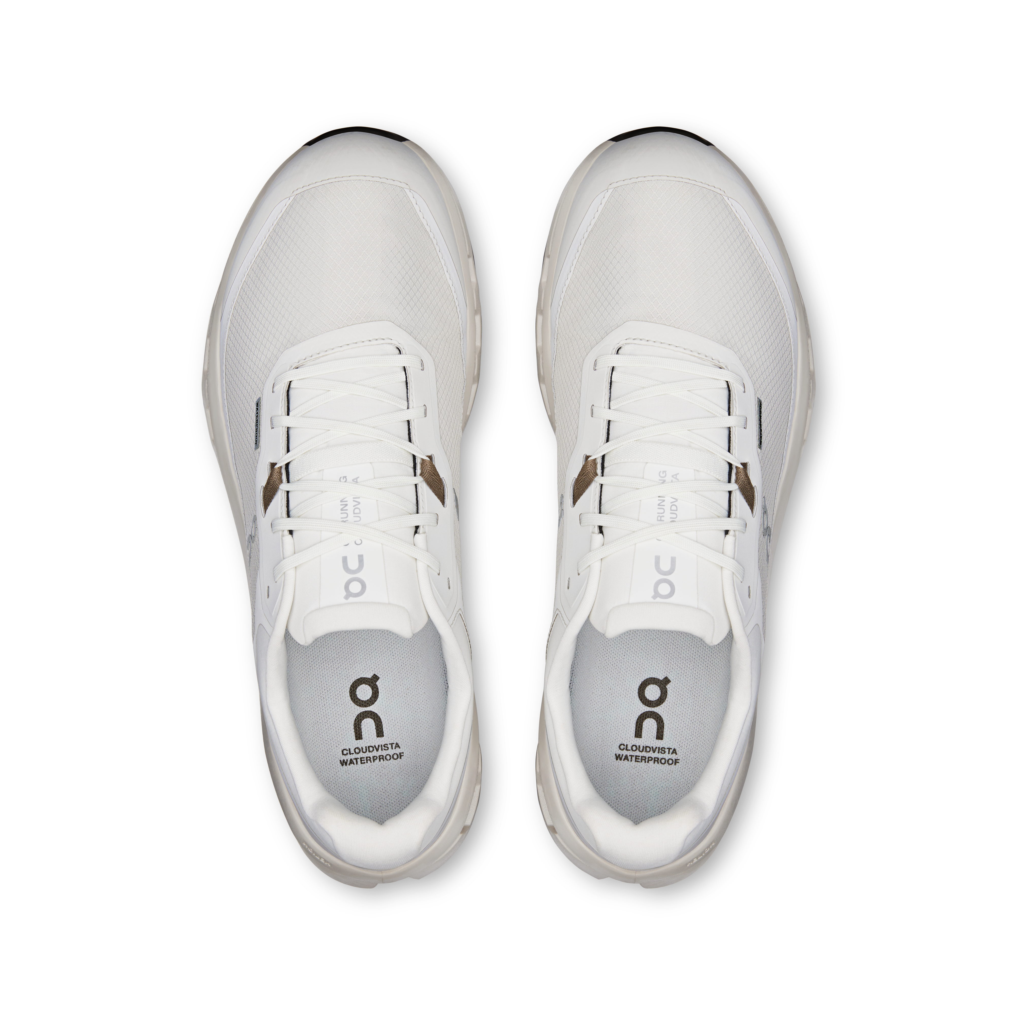 On Cloudvista 2 Waterproof Ice & Pearl Homme Running de trail Chaussures