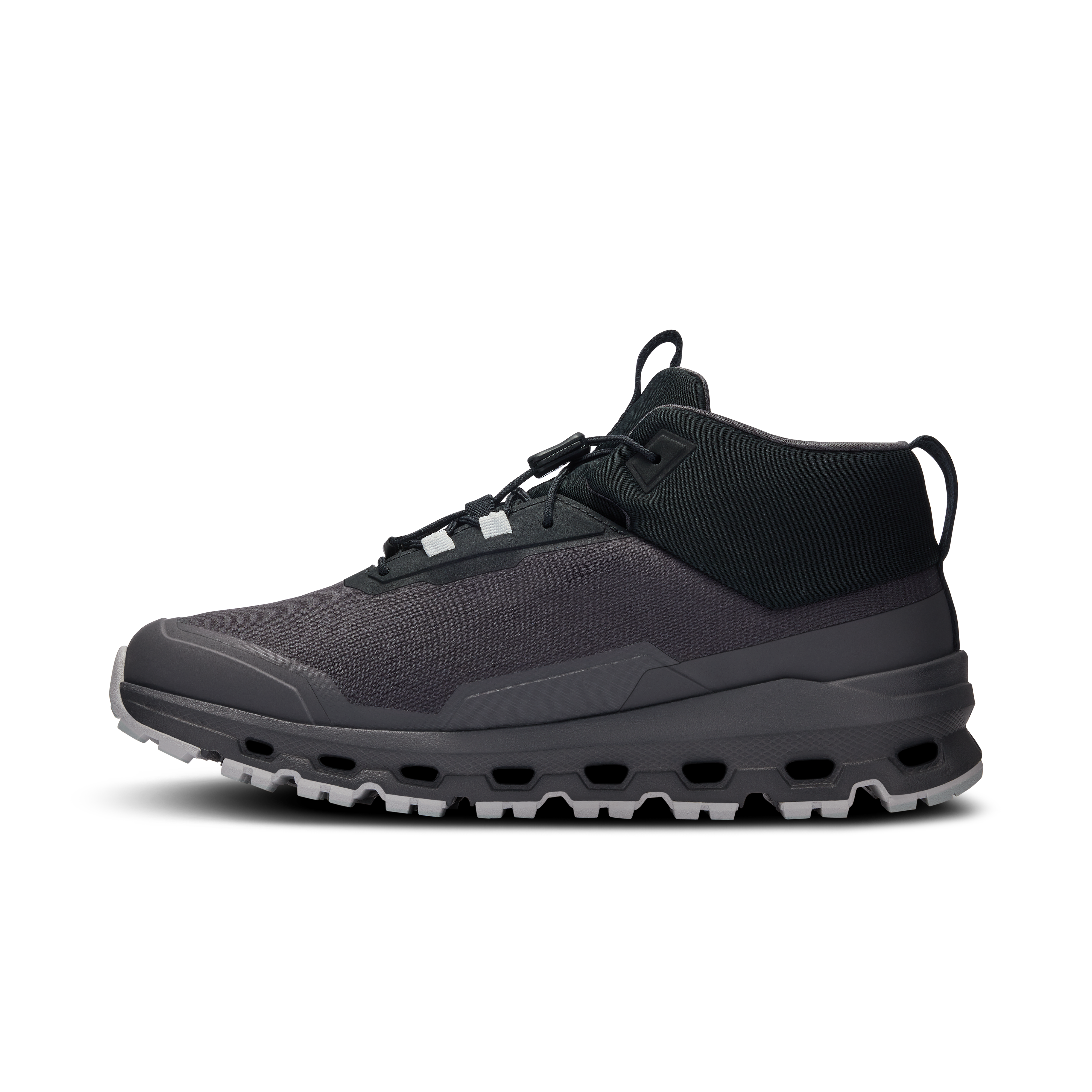 On Cloudhero Mid Waterproof Black & Eclipse Ados Active Life Chaussures