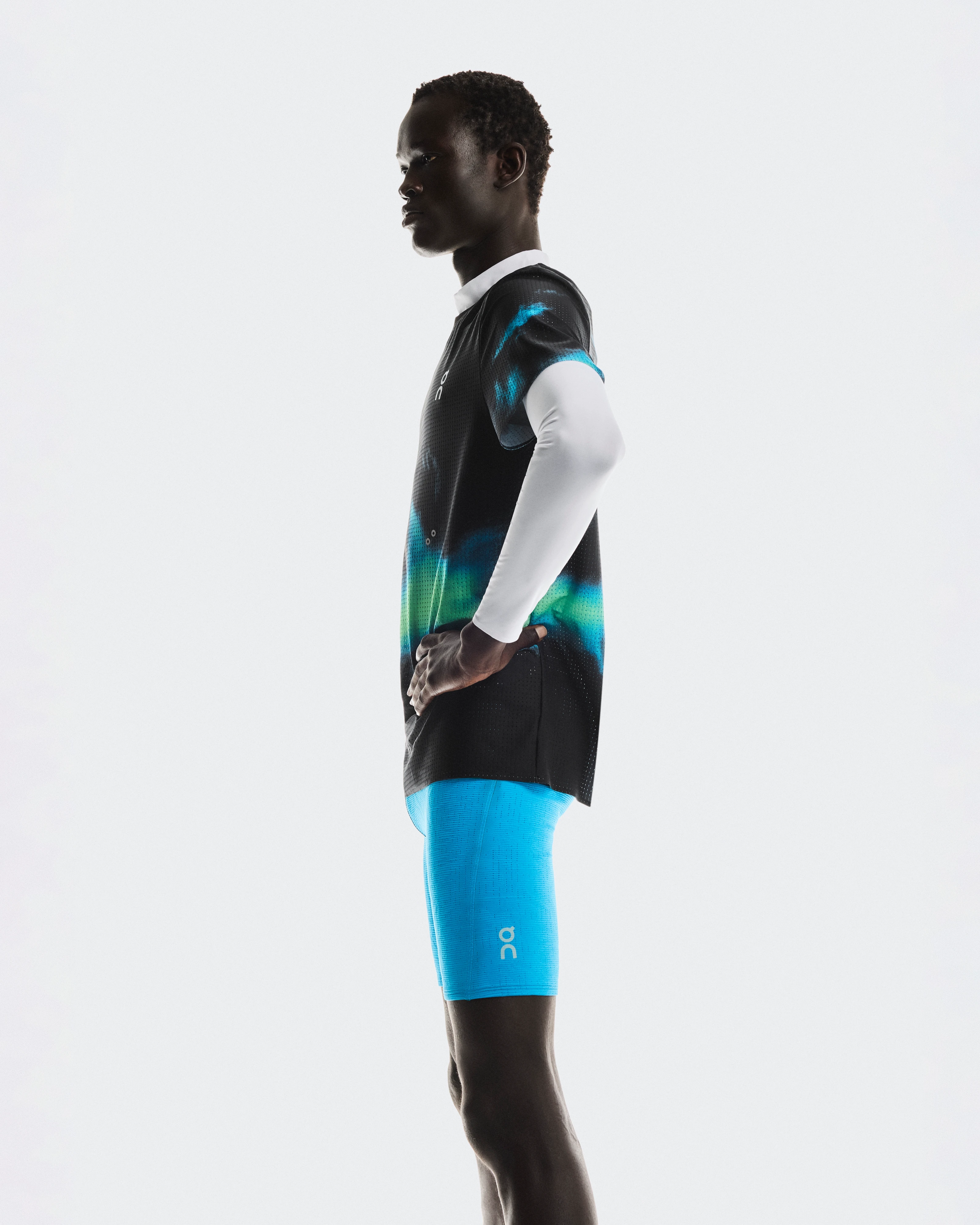 On Pace Tights Short Malibu Homme Leggings