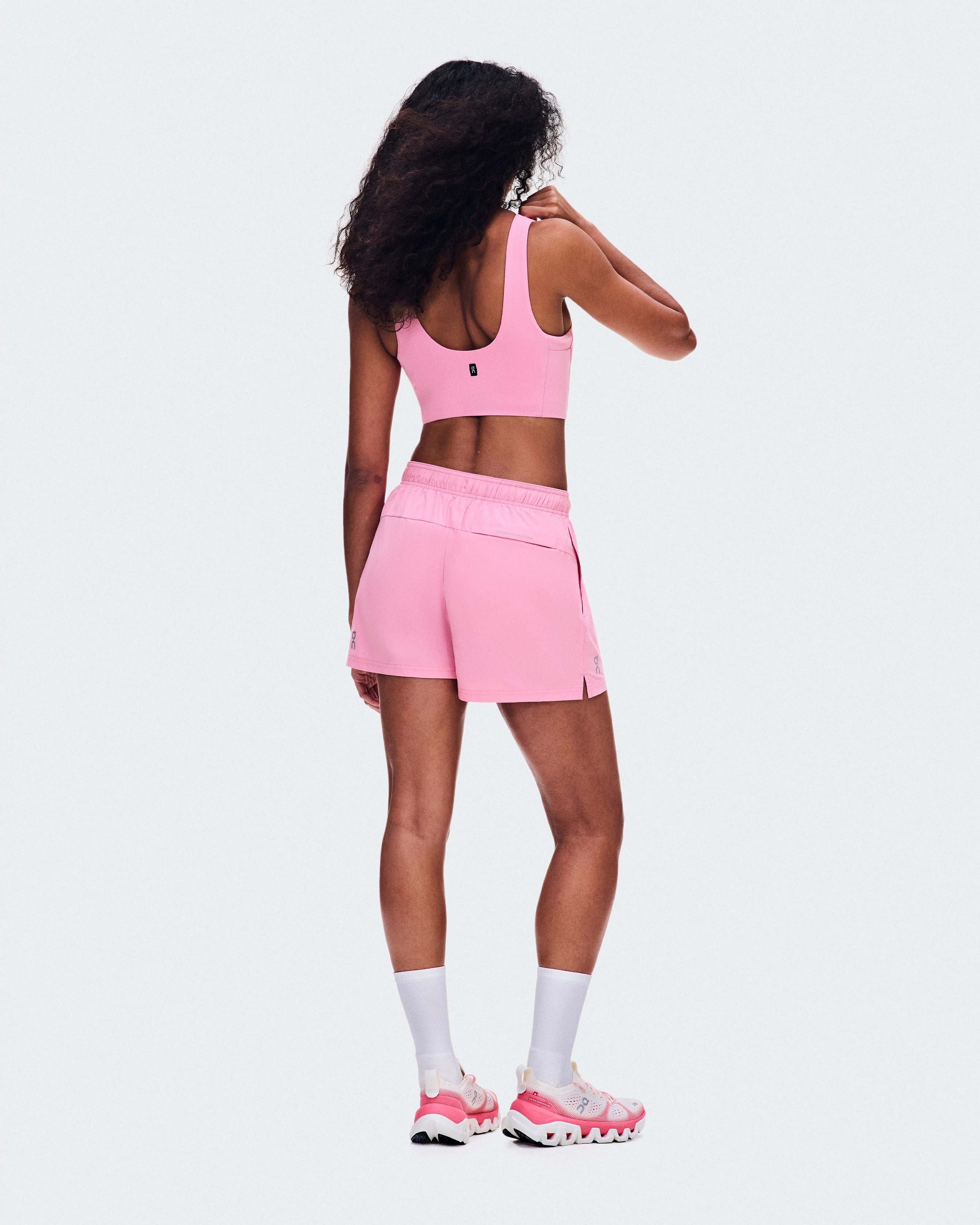 On Core 2-in-1 Crop Bubblegum Femme Hauts et t-shirts