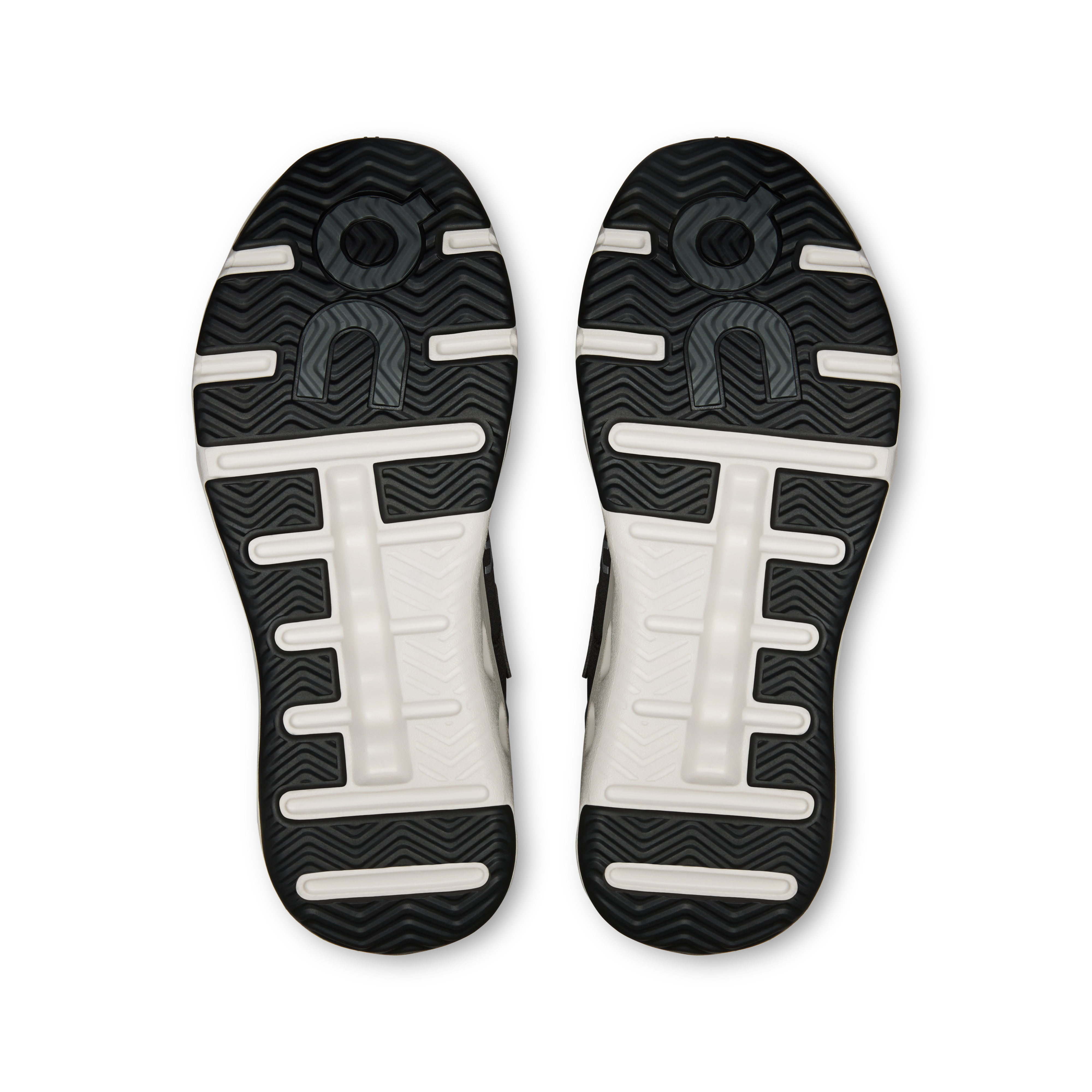 On THE ROGER Wildcard Black & White Femme Tennis Chaussures