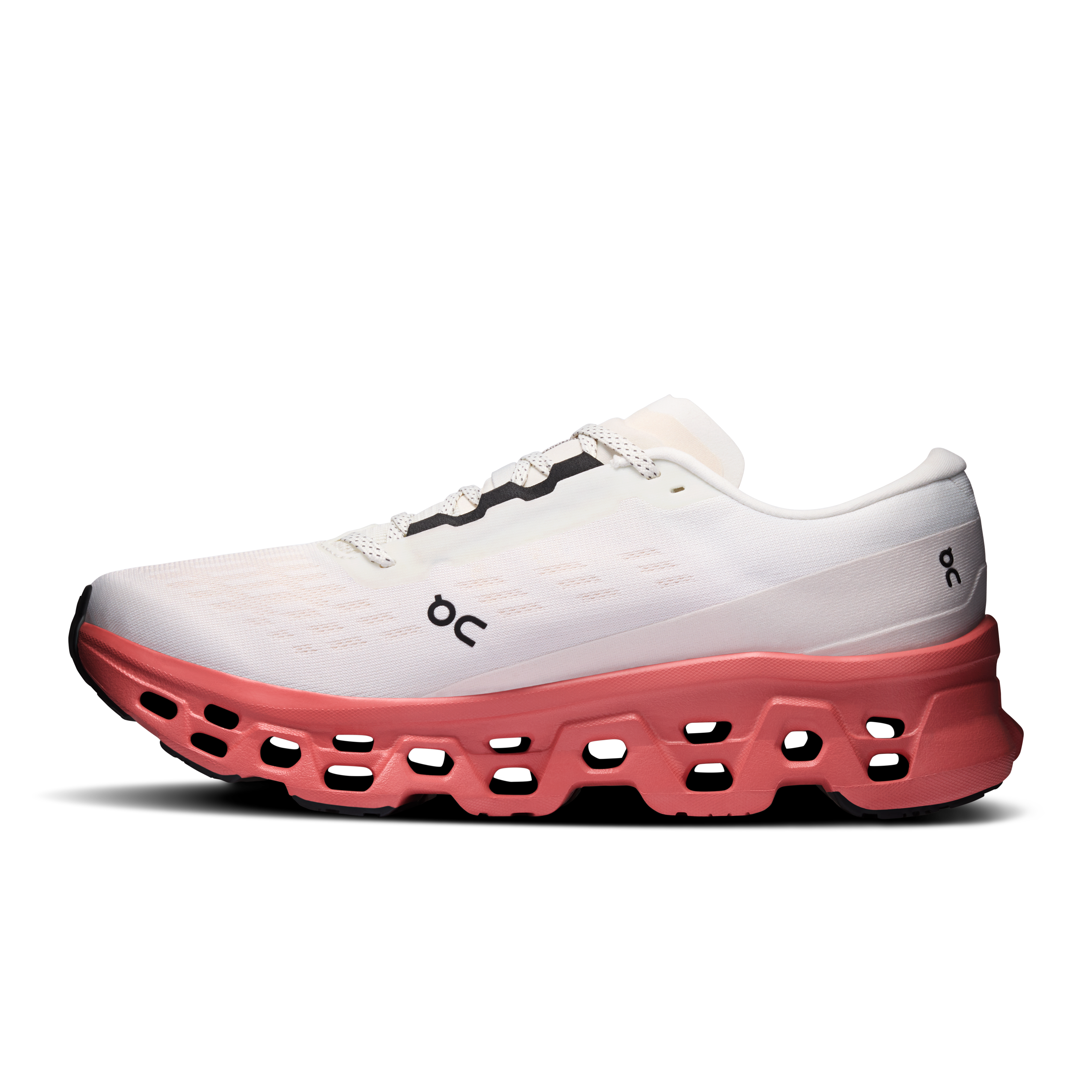 On Cloudmonster 3 Ivory & Dustrose Homme Running sur route Chaussures