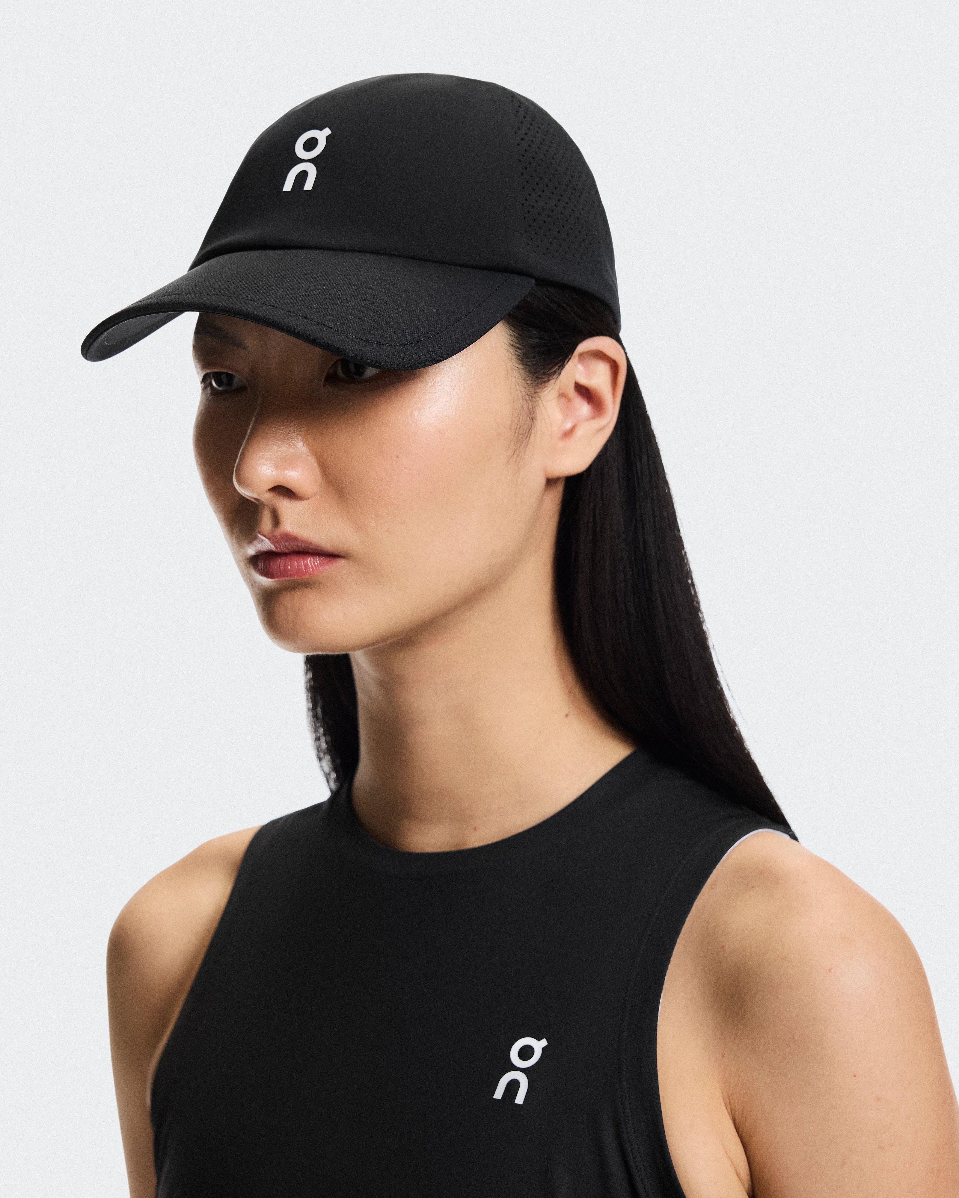 On Court Cap Black & Black Unisexe Chapeaux