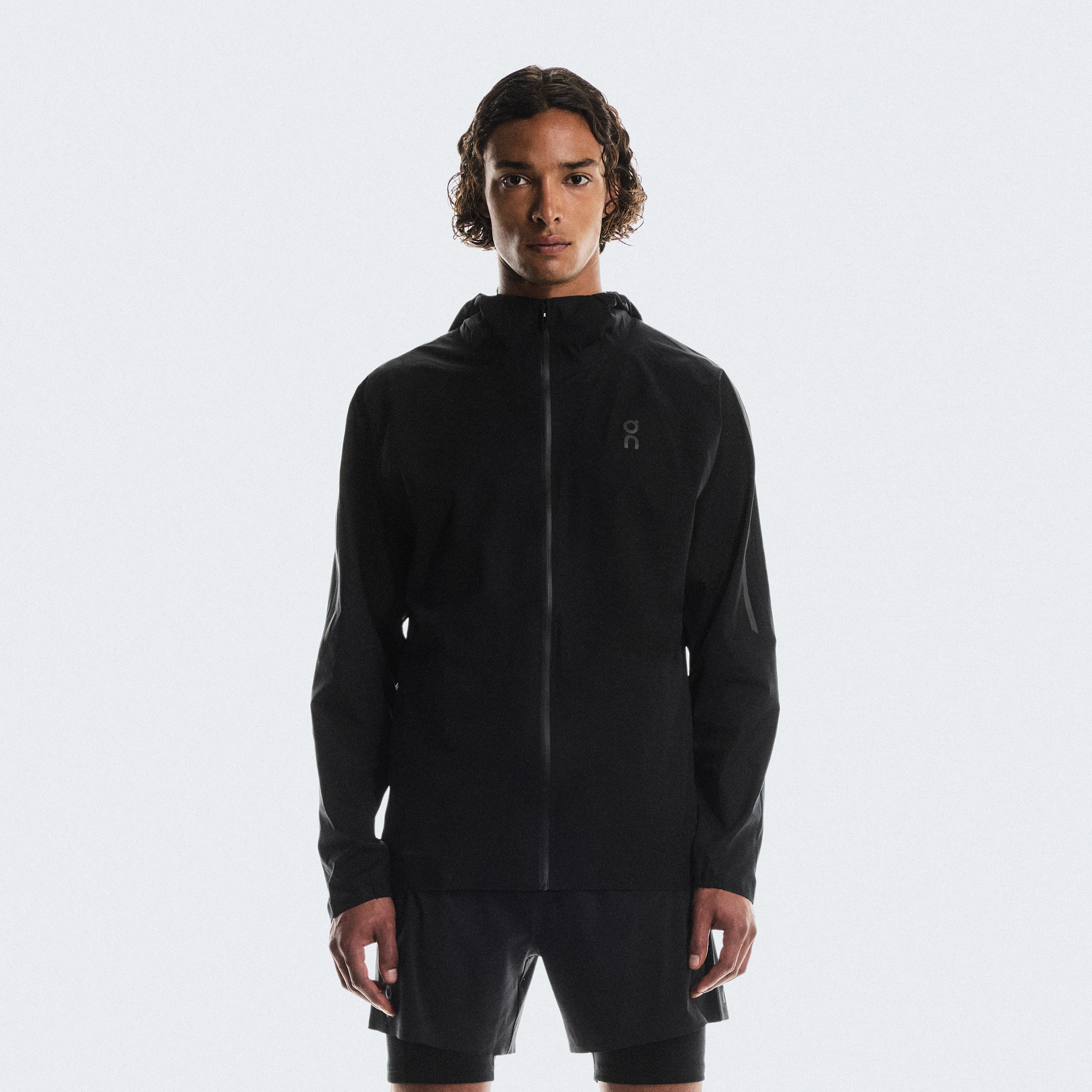 On Performance Jacket Waterproof Black Homme – Running sur route Vestes