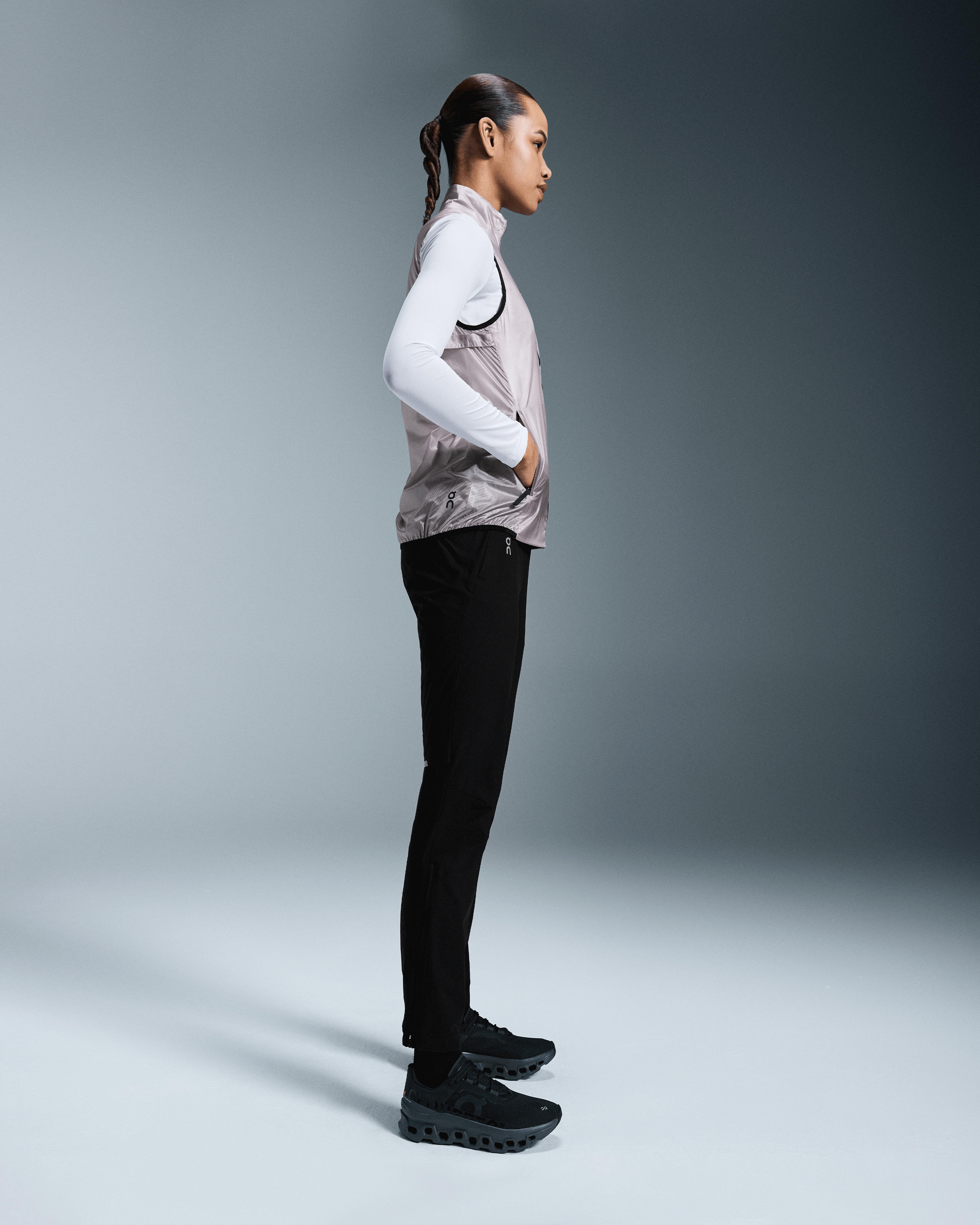 On Core Pants Black Femme Pantalons