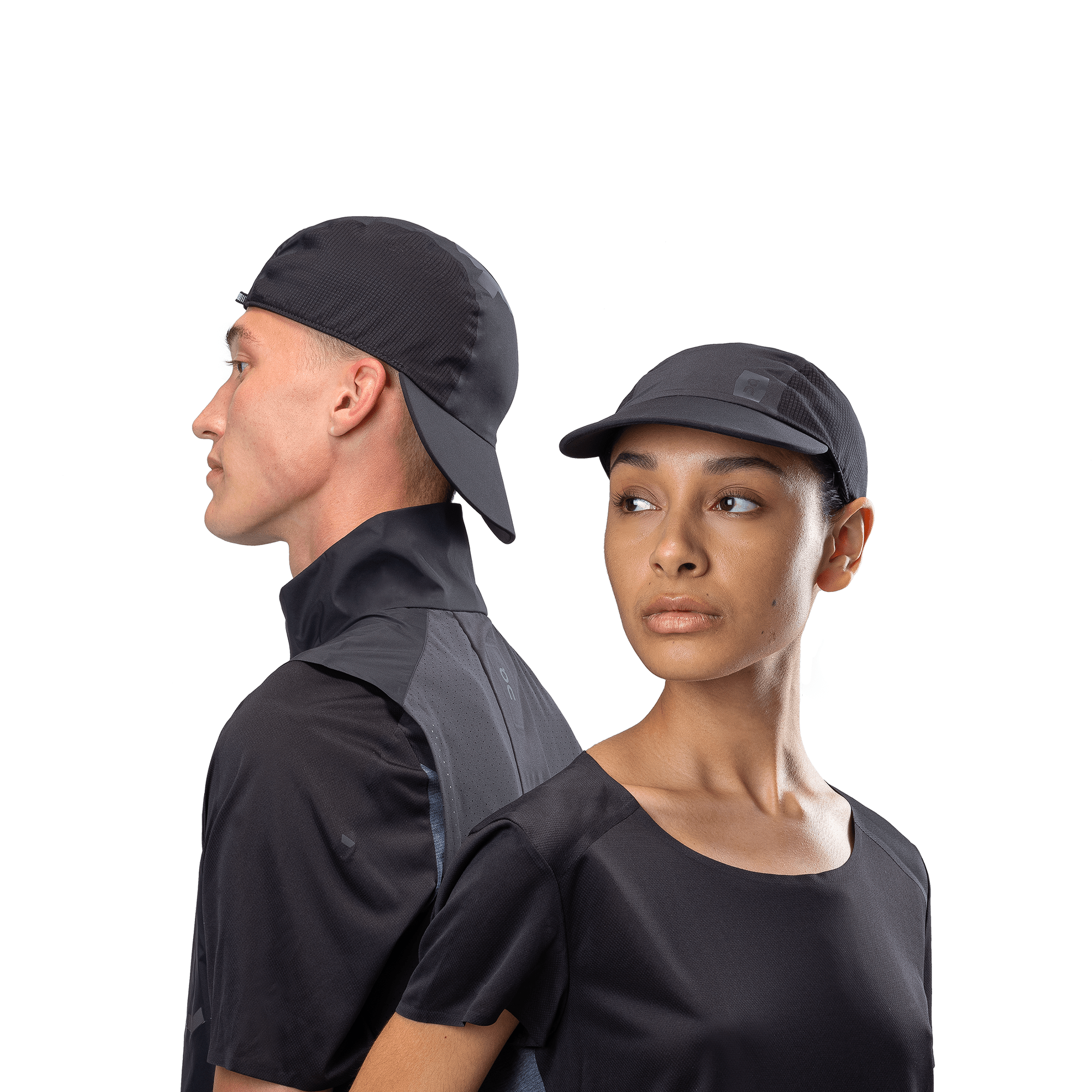 On Zero Cap Black Unisexe – Durable, ultra-léger, absorption de la sueur Chapeaux
