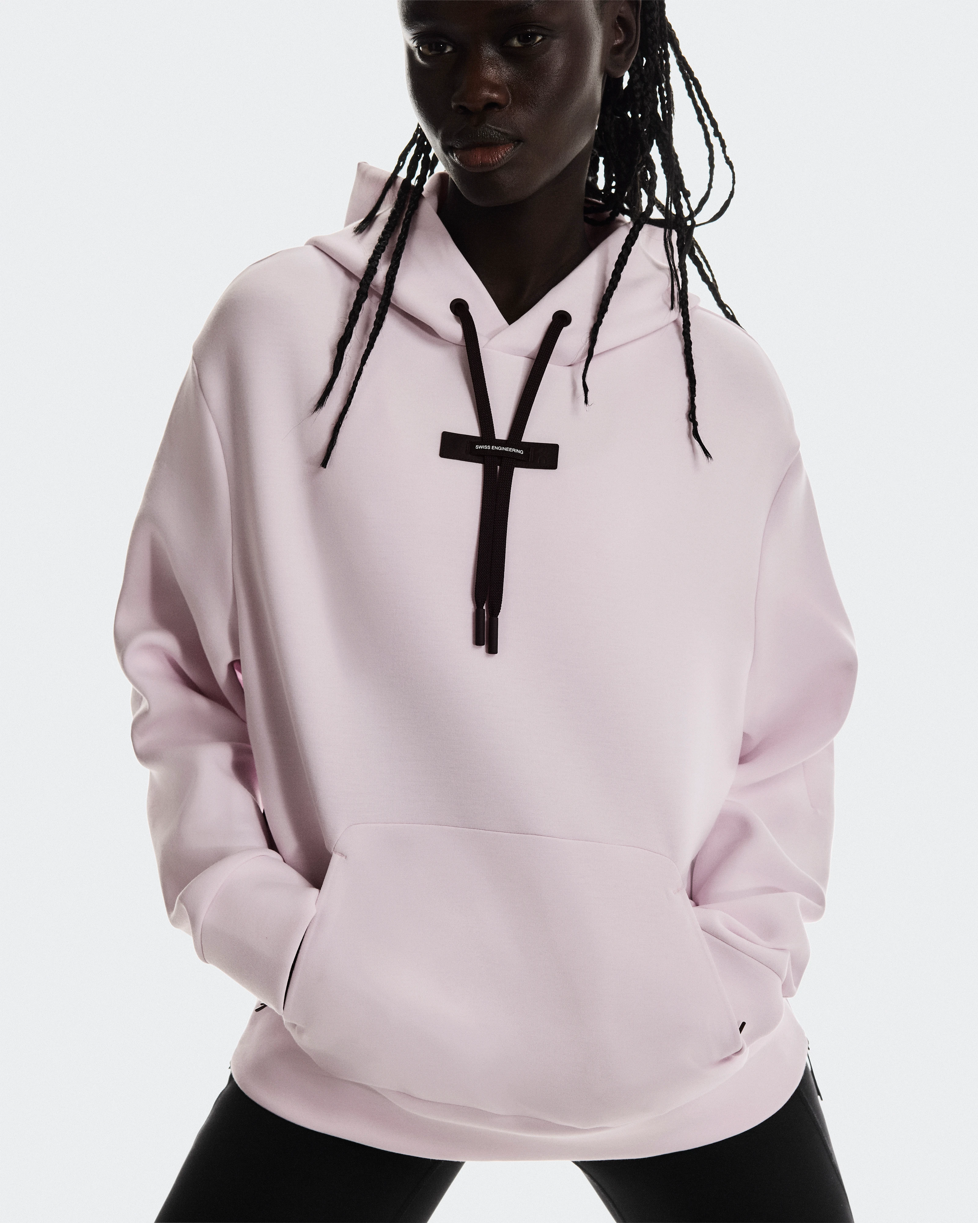 On Focus Tech Hoodie Orchid Femme Sweats à capuche et sweats