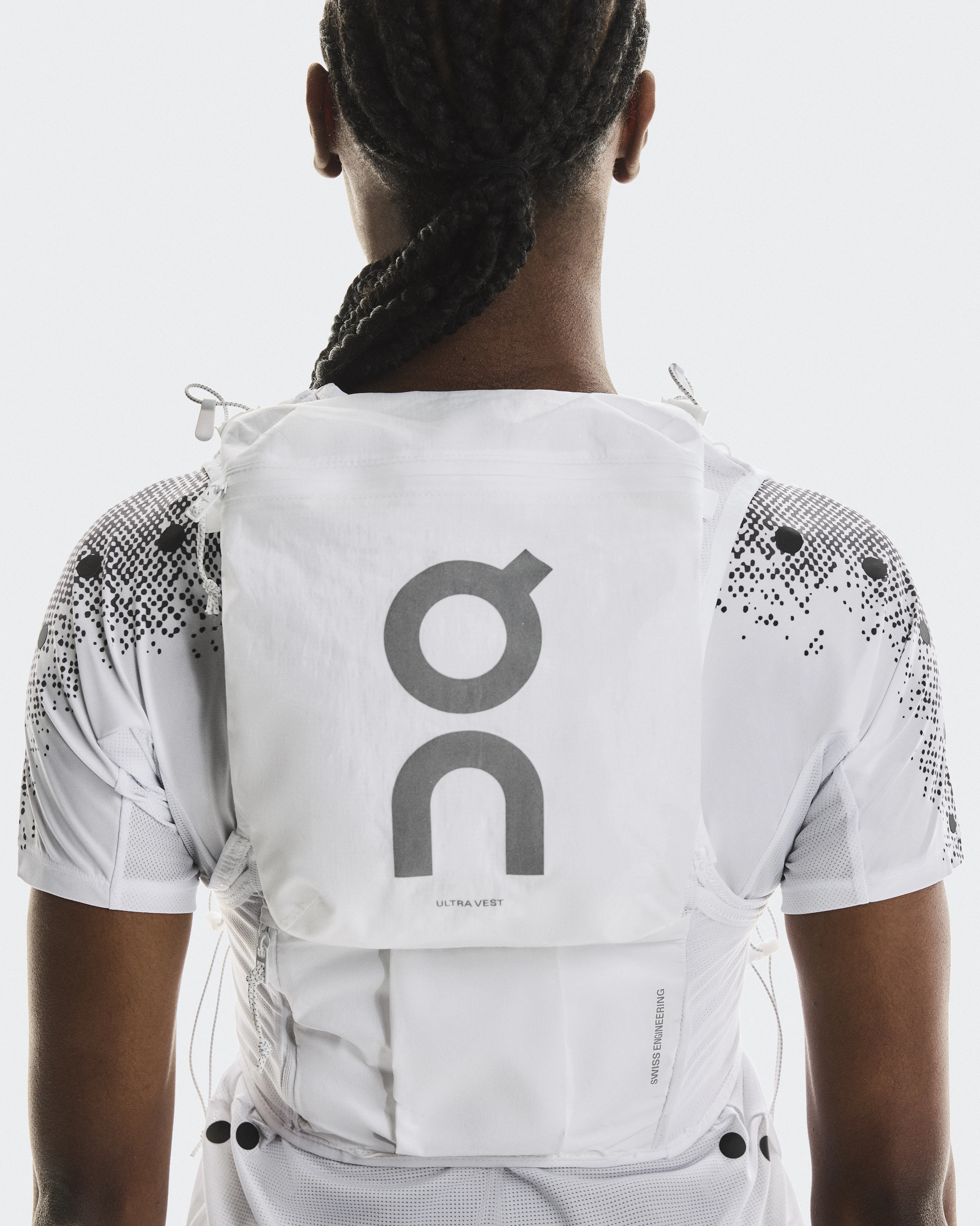 On Ultra Vest Pro White Unisexe Gilet