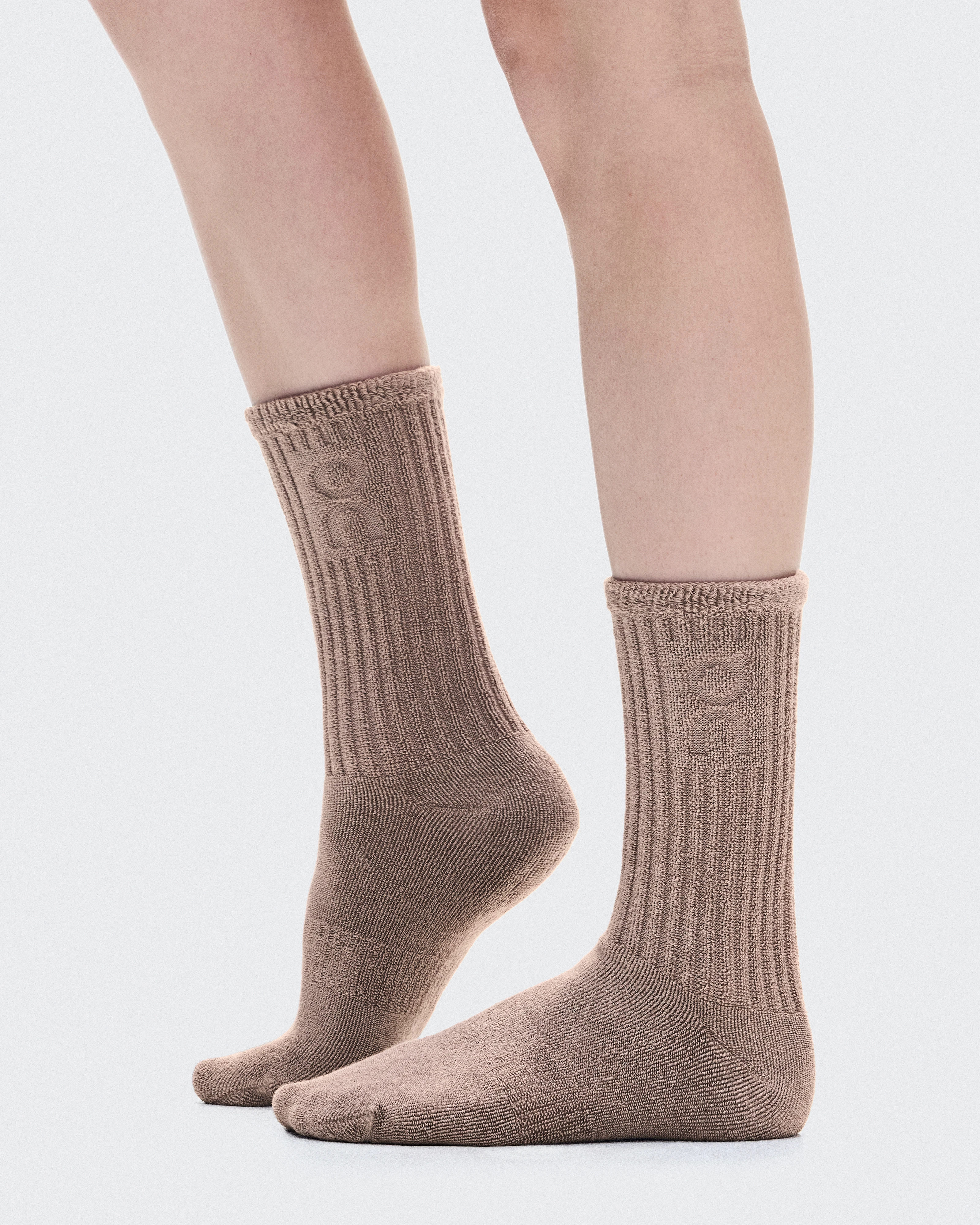 On Terry Sock High Clay Unisexe Chaussettes