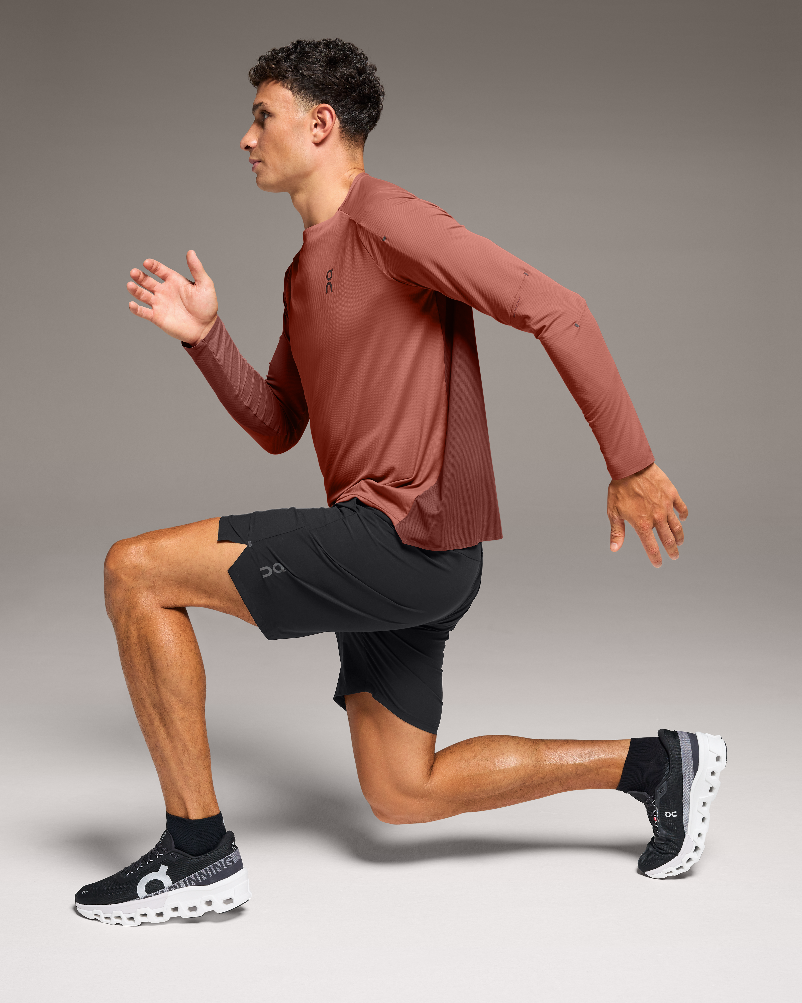 On Performance Hybrid Short Black Homme Shorts