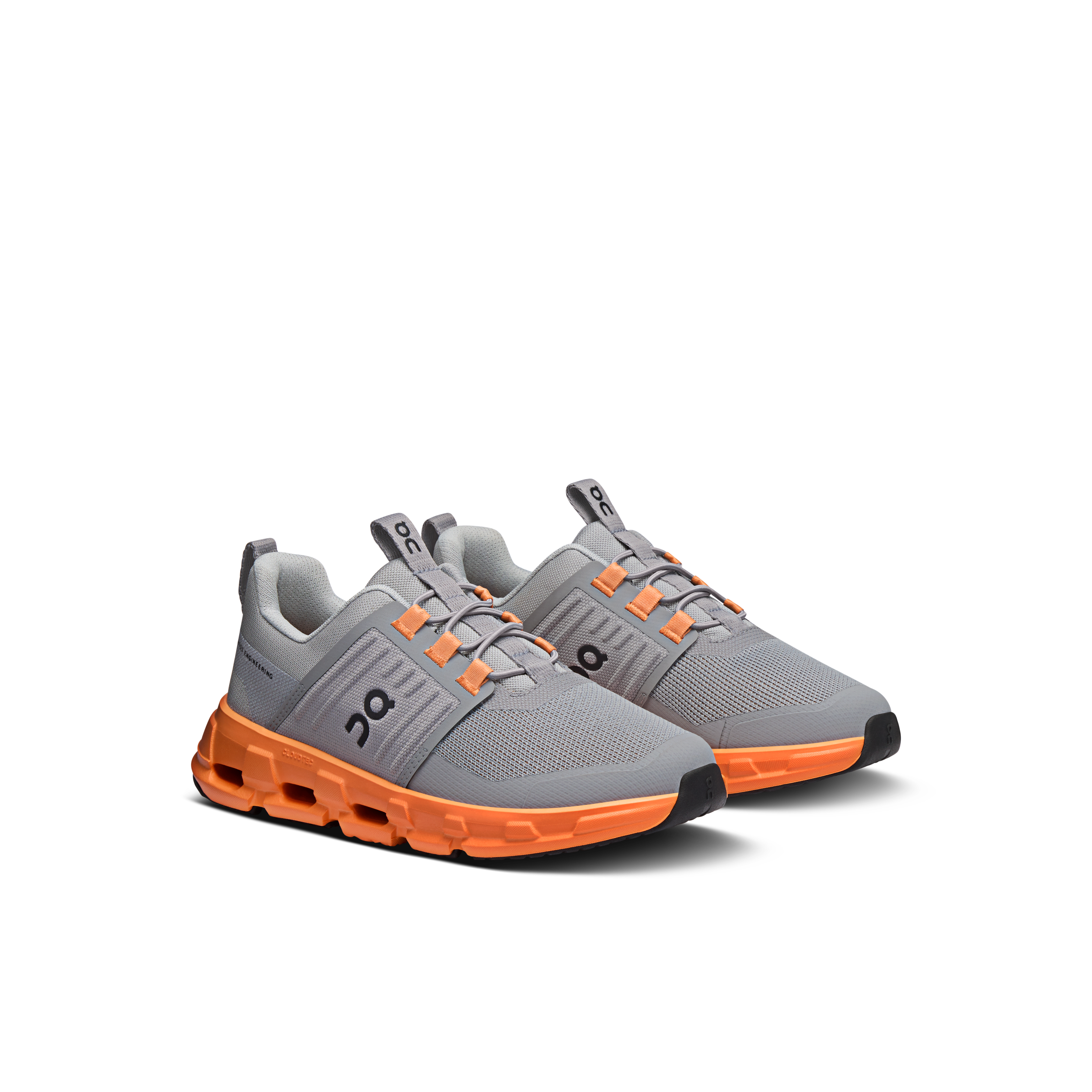 On Cloudswift Kids Alloy & Tangerine Enfant Active Life Chaussures
