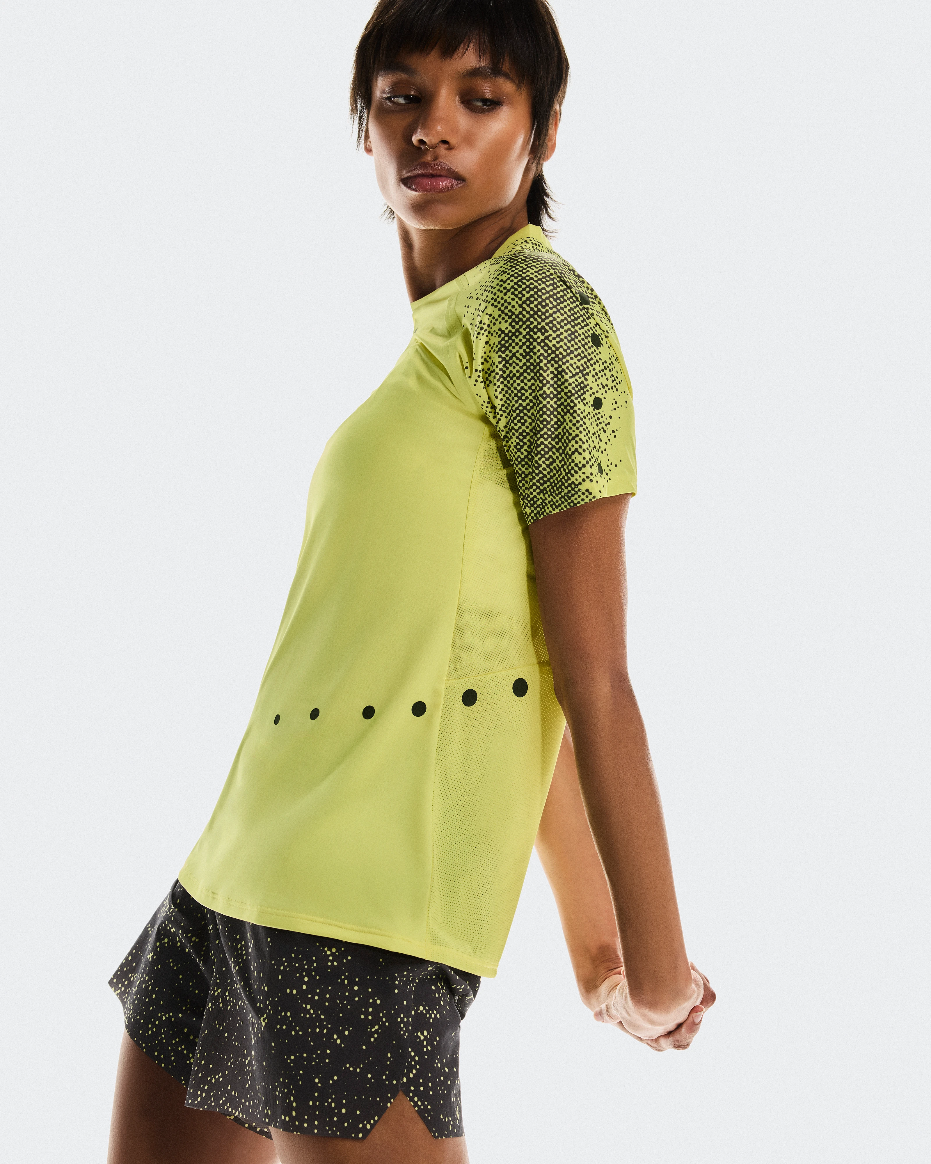 On Ultra-T Limelight & Grey Femme Hauts et t-shirts