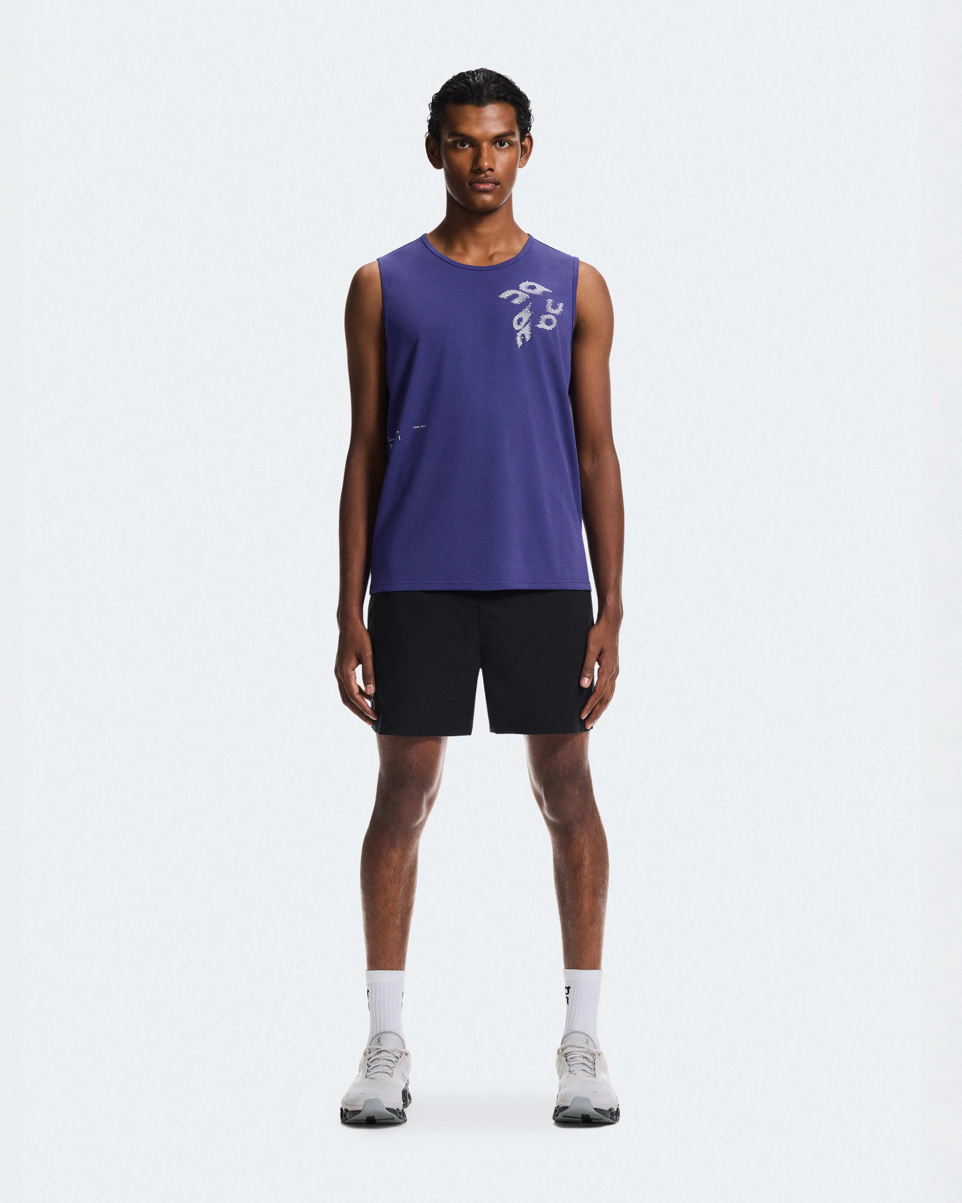 On On Run Tank Twilight Homme Hauts et t-shirts