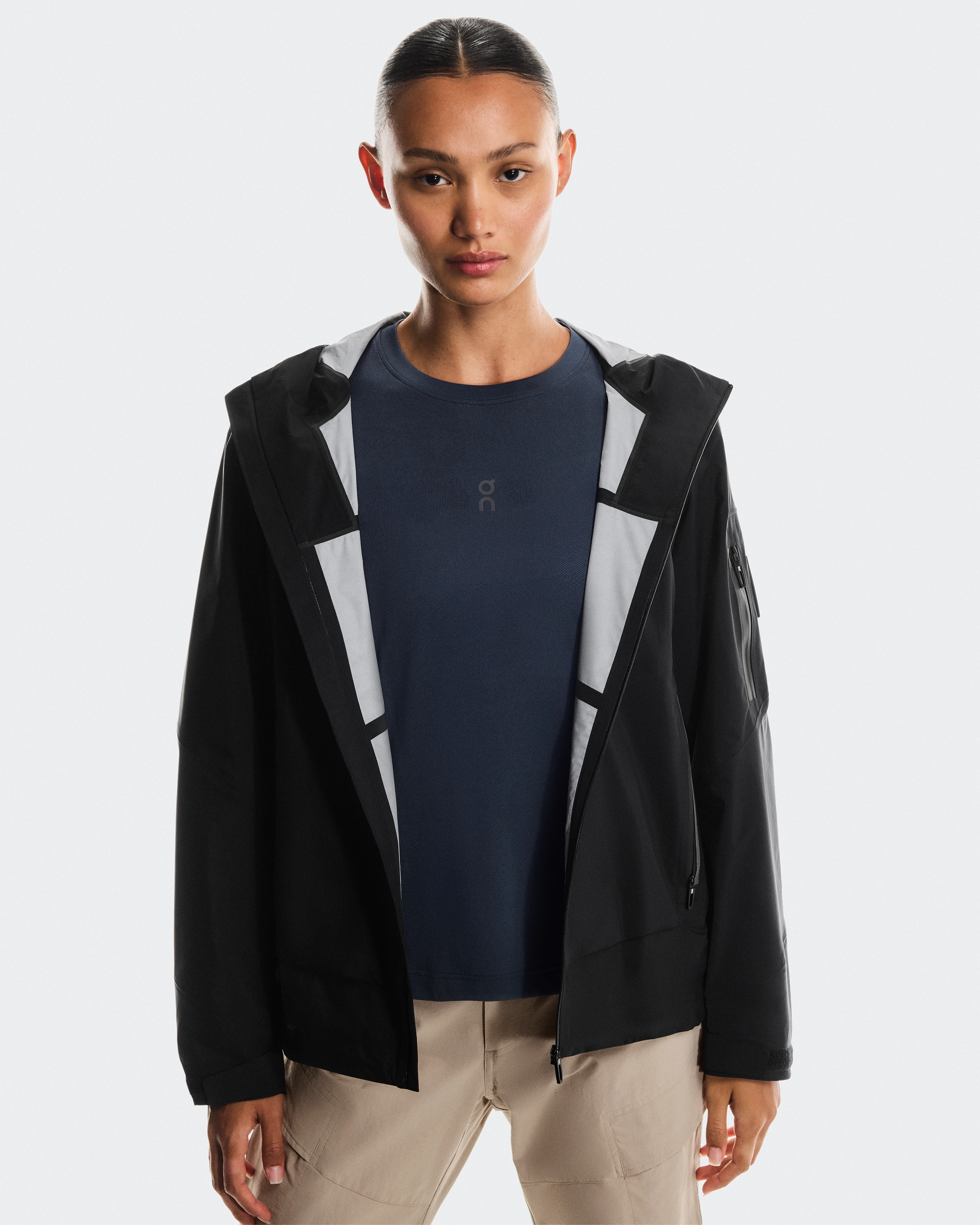 On Trek Jacket Black Femme Vestes