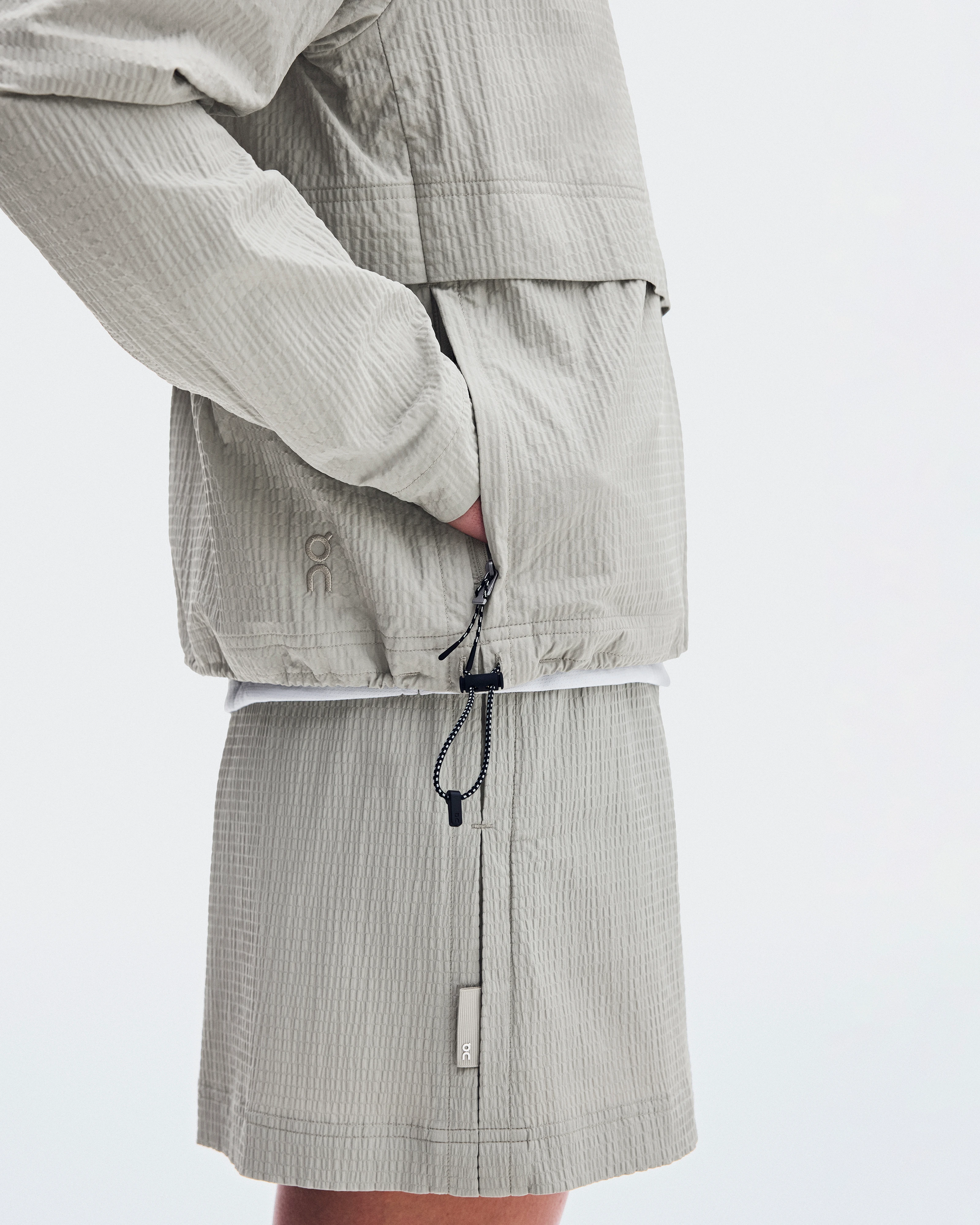 On Courtside 1/2 Zip Eaze Brume Femme Sweats à capuche et sweats
