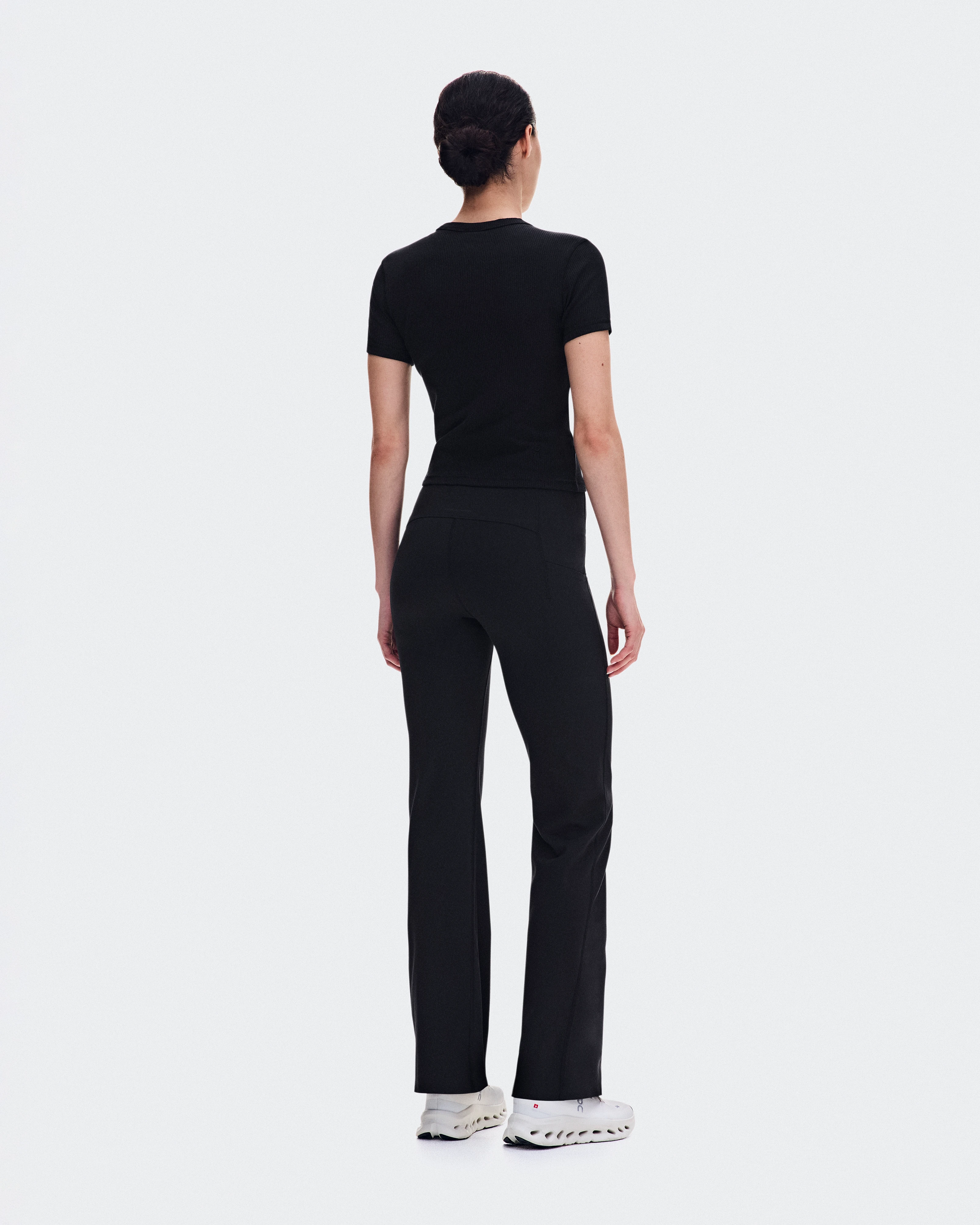 On All-Day Ribbed T-Shirt Black Femme Hauts et t-shirts