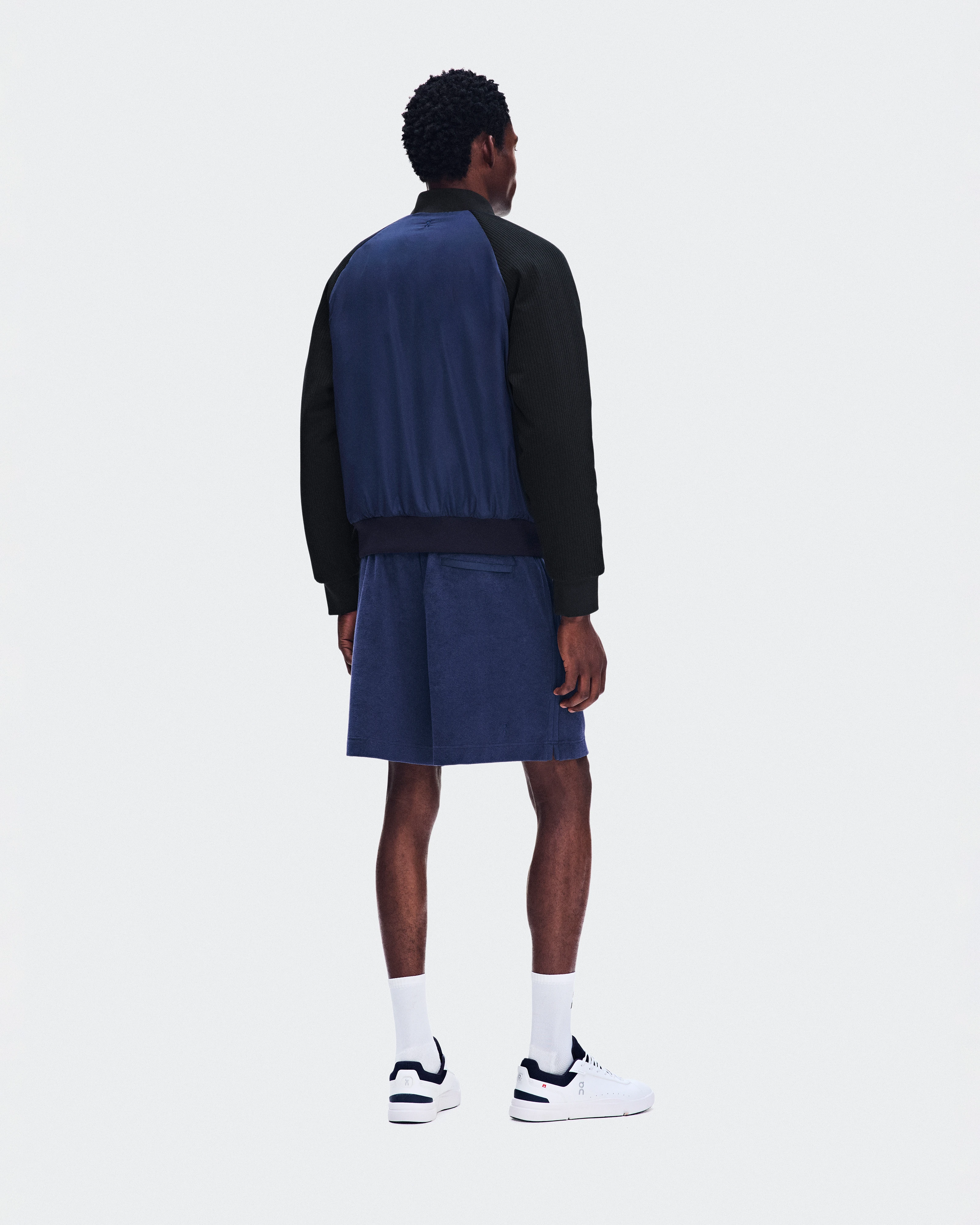 On Courtside Bomber Inkwell & Black Homme Vestes