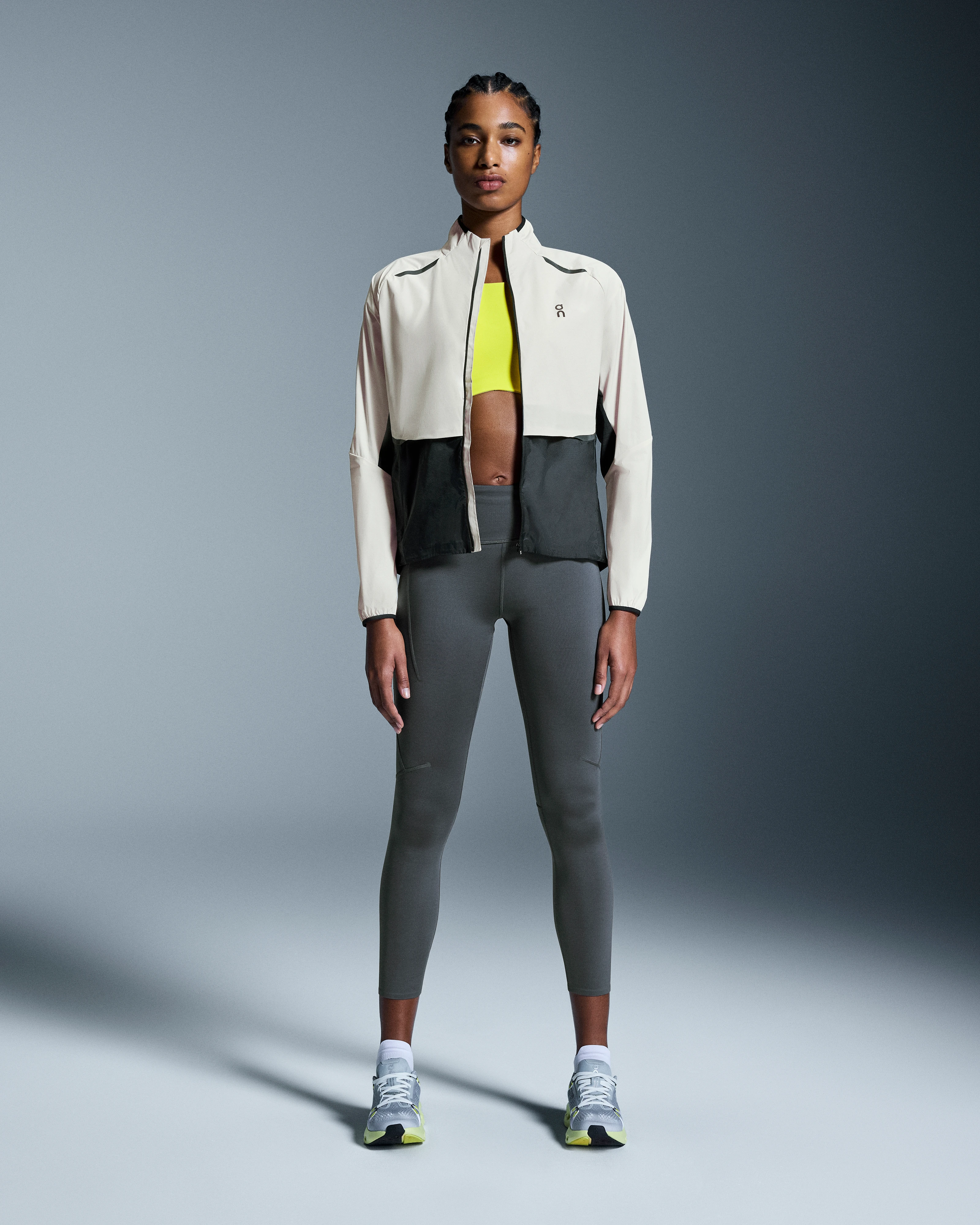 On Weather Jacket Silver & Eclipse Femme Vestes
