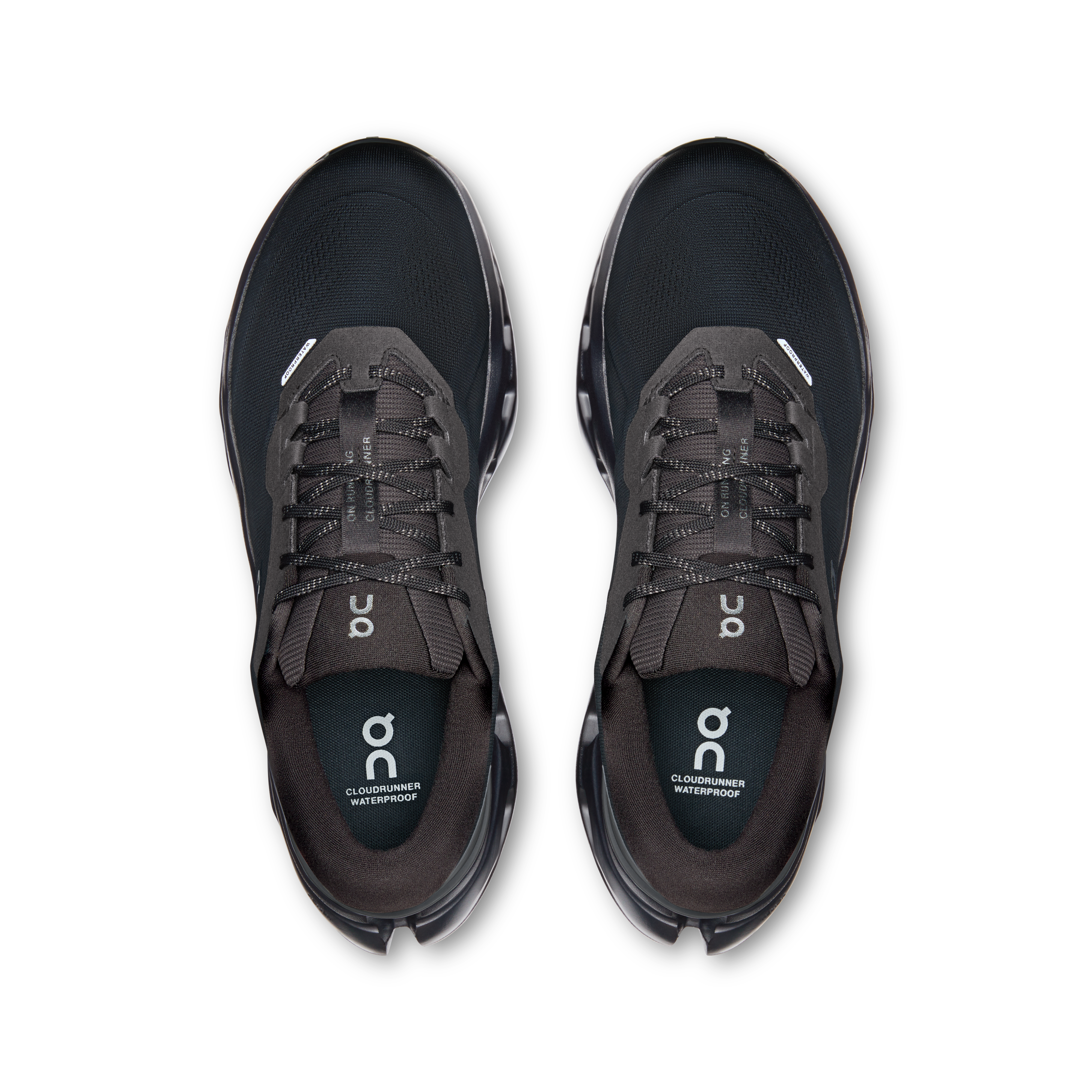 On Cloudrunner 3 Waterproof Black & Black Homme Running sur route Chaussures