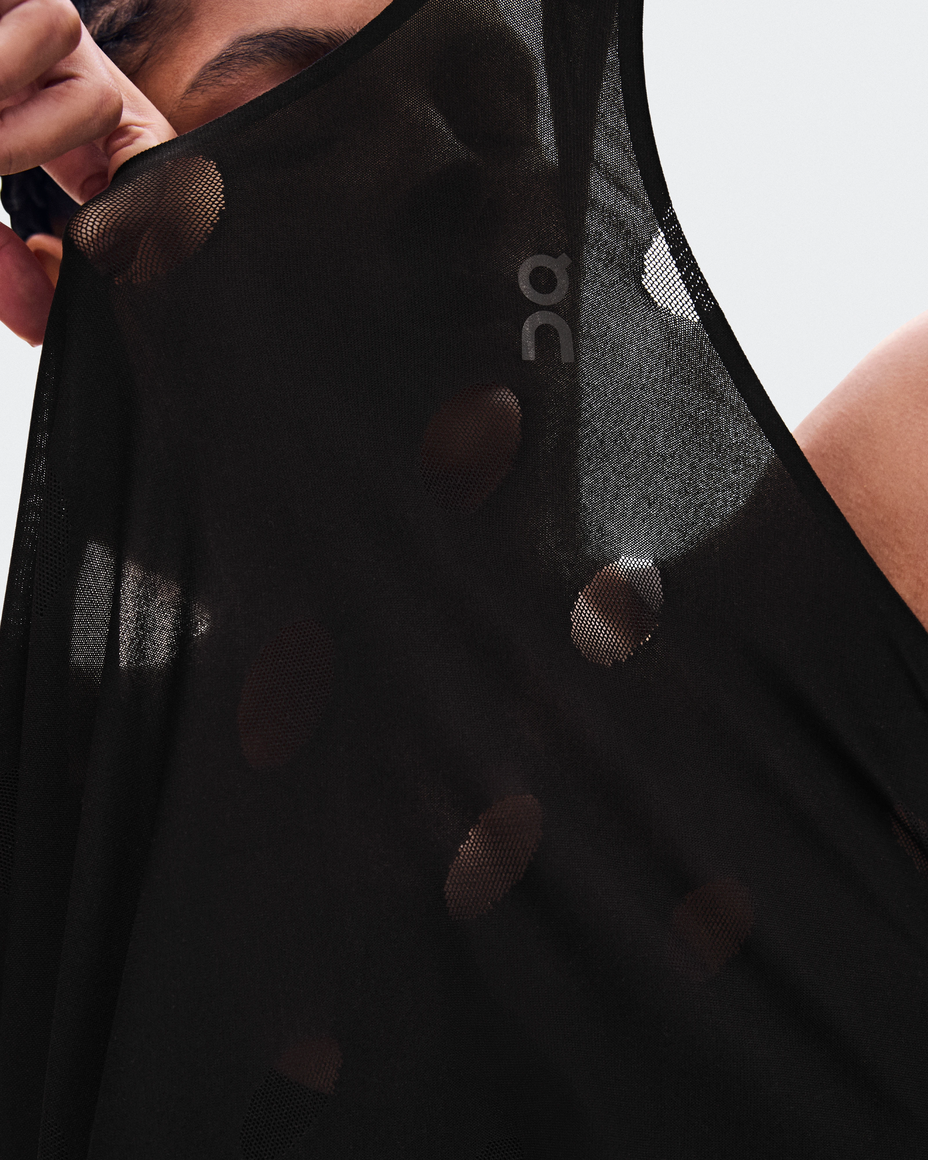 On Zero Tank Breathe Black Femme Hauts et t-shirts
