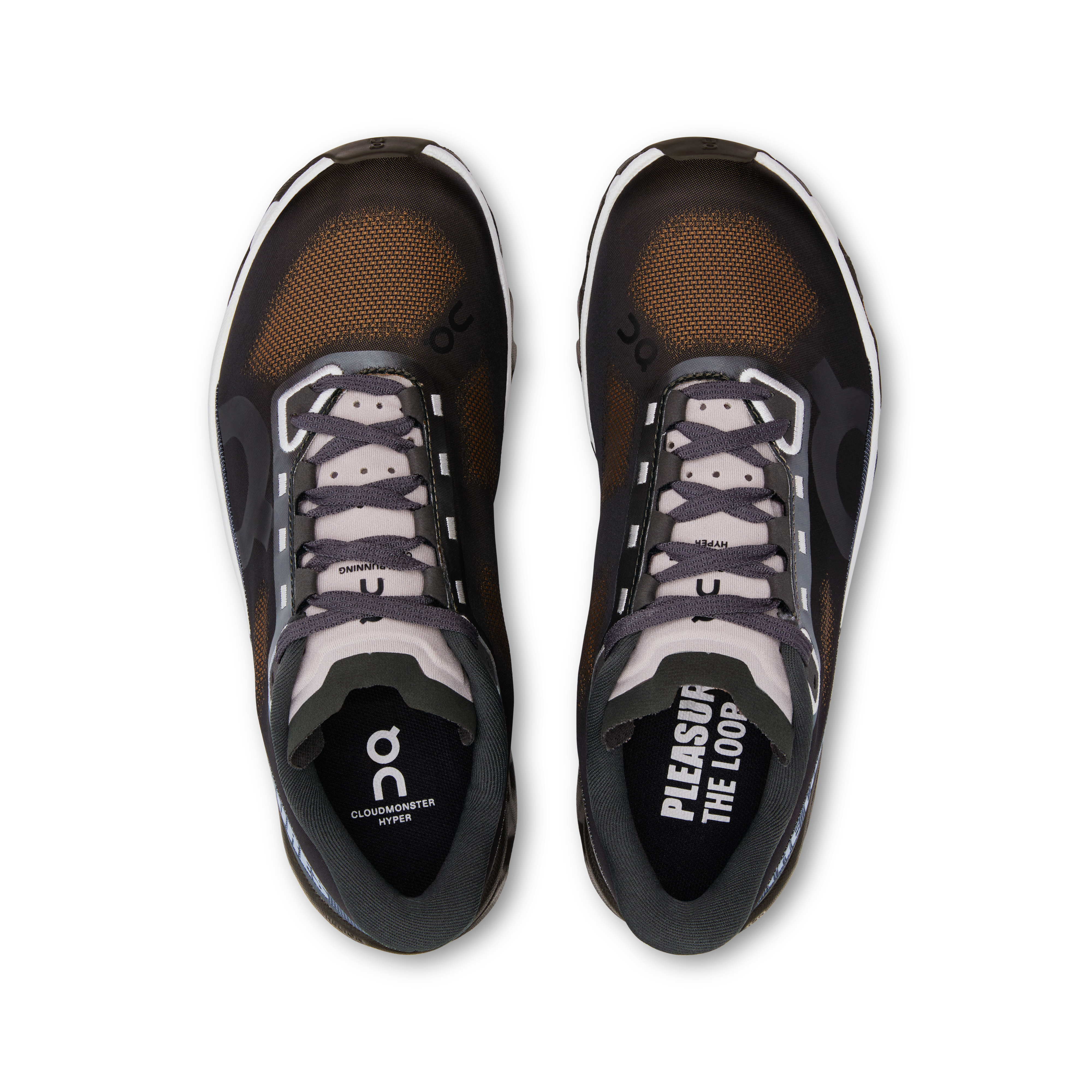 On Cloudmonster Hyper PLEASURES x The Loop Espresso & Elk Femme Running sur route Chaussures
