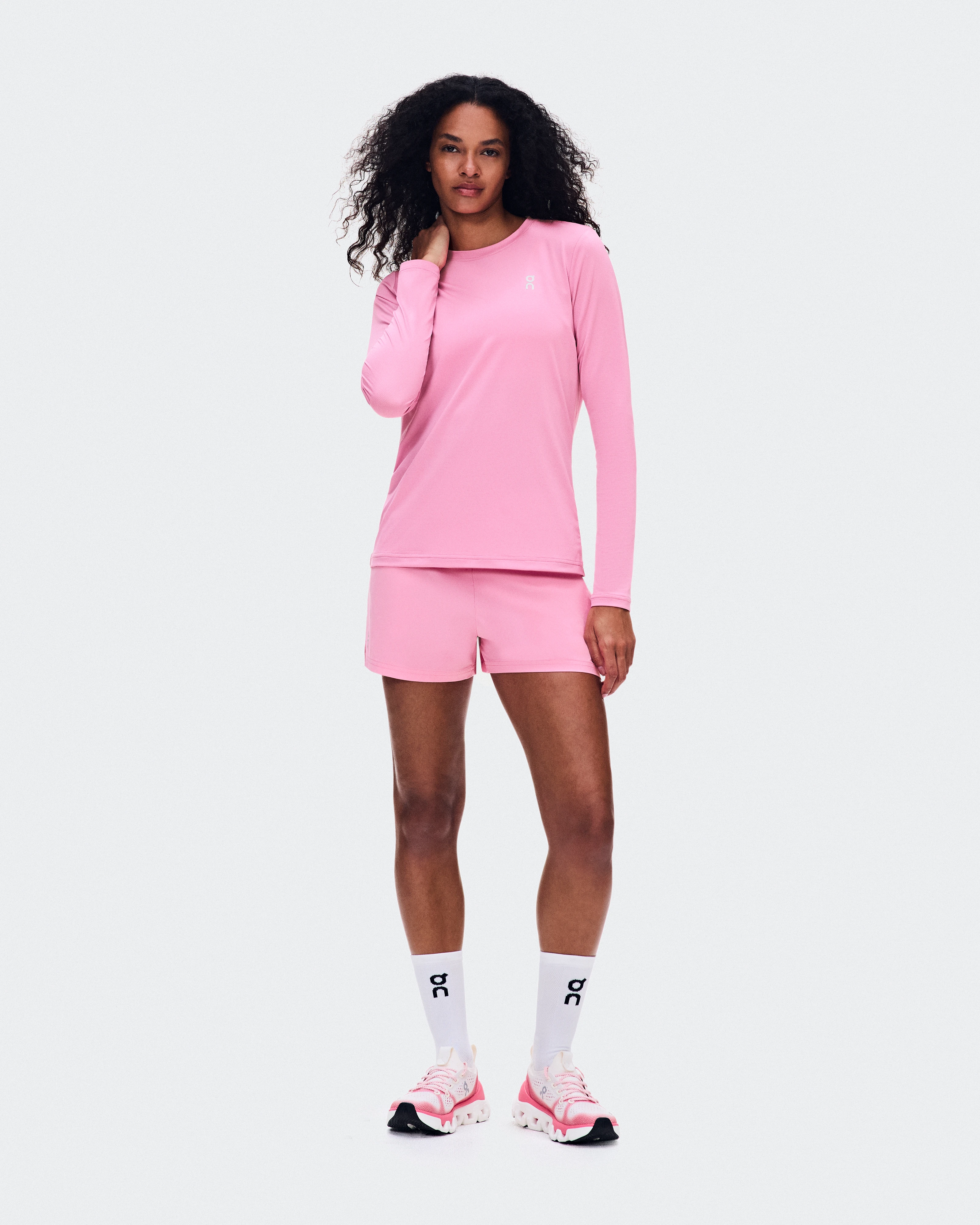 On Core Long-T Bubblegum Femme Hauts et t-shirts
