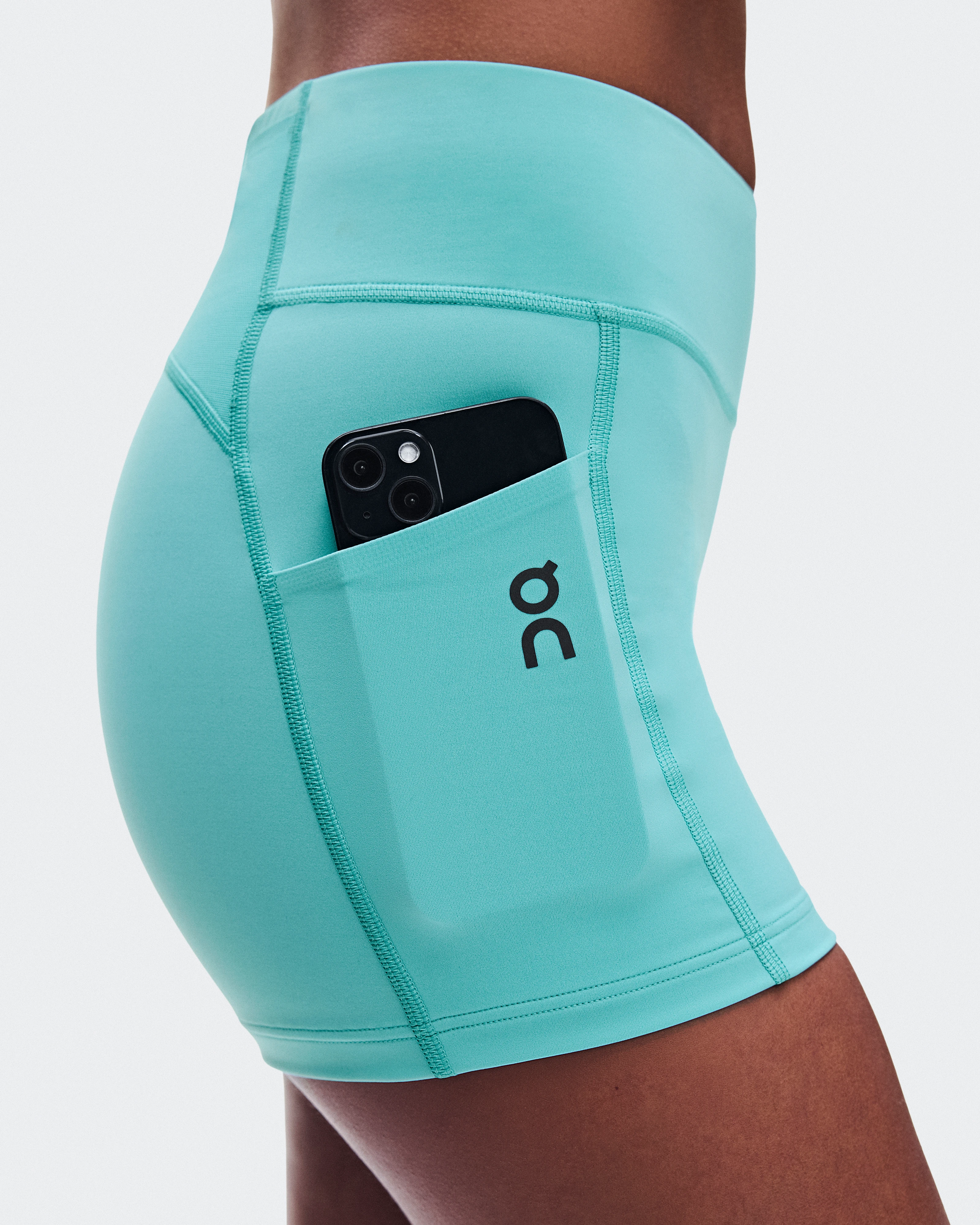 On 3" Performance Tights Aquamarine Femme Leggings