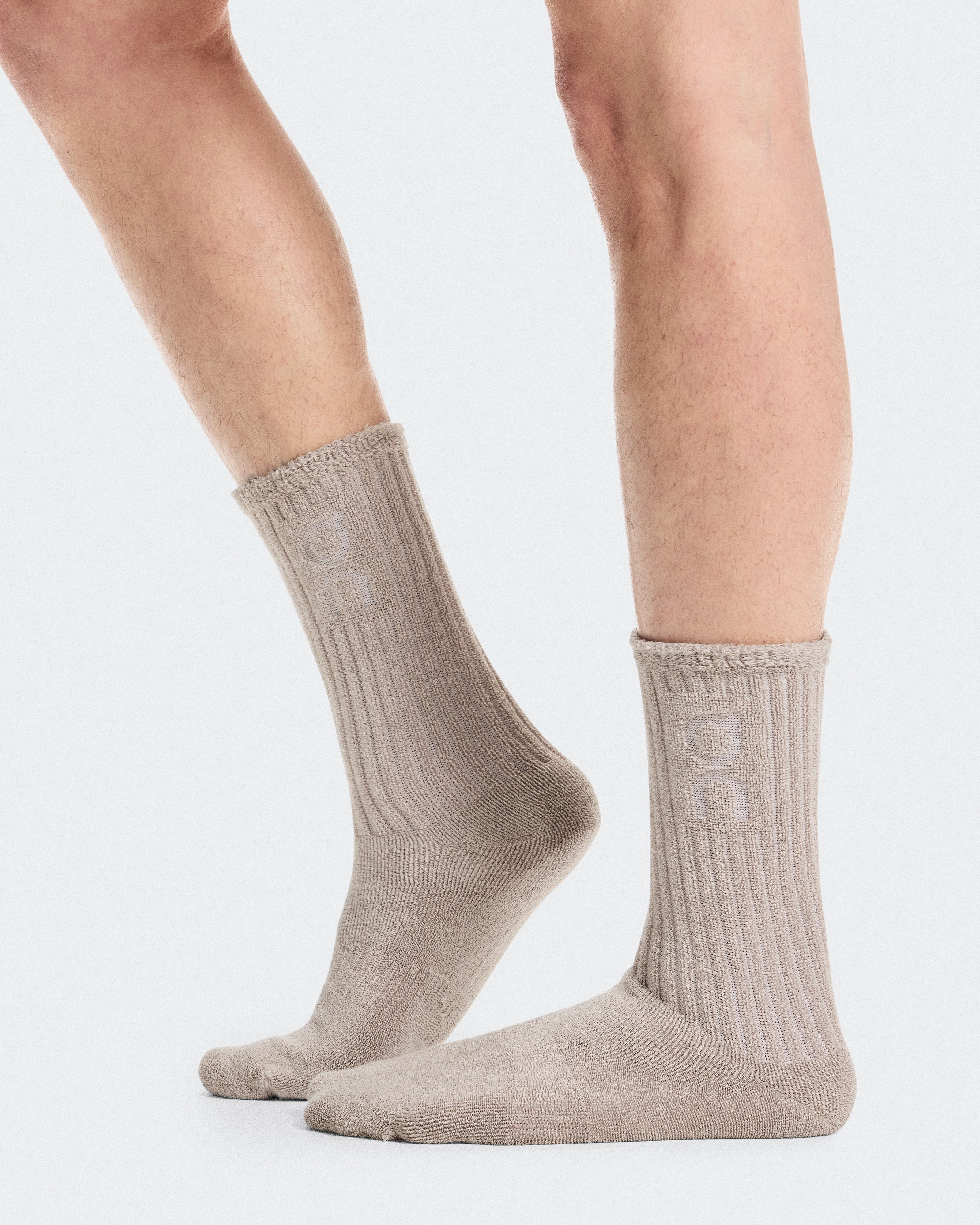 On Terry Sock High Fog Unisexe Chaussettes