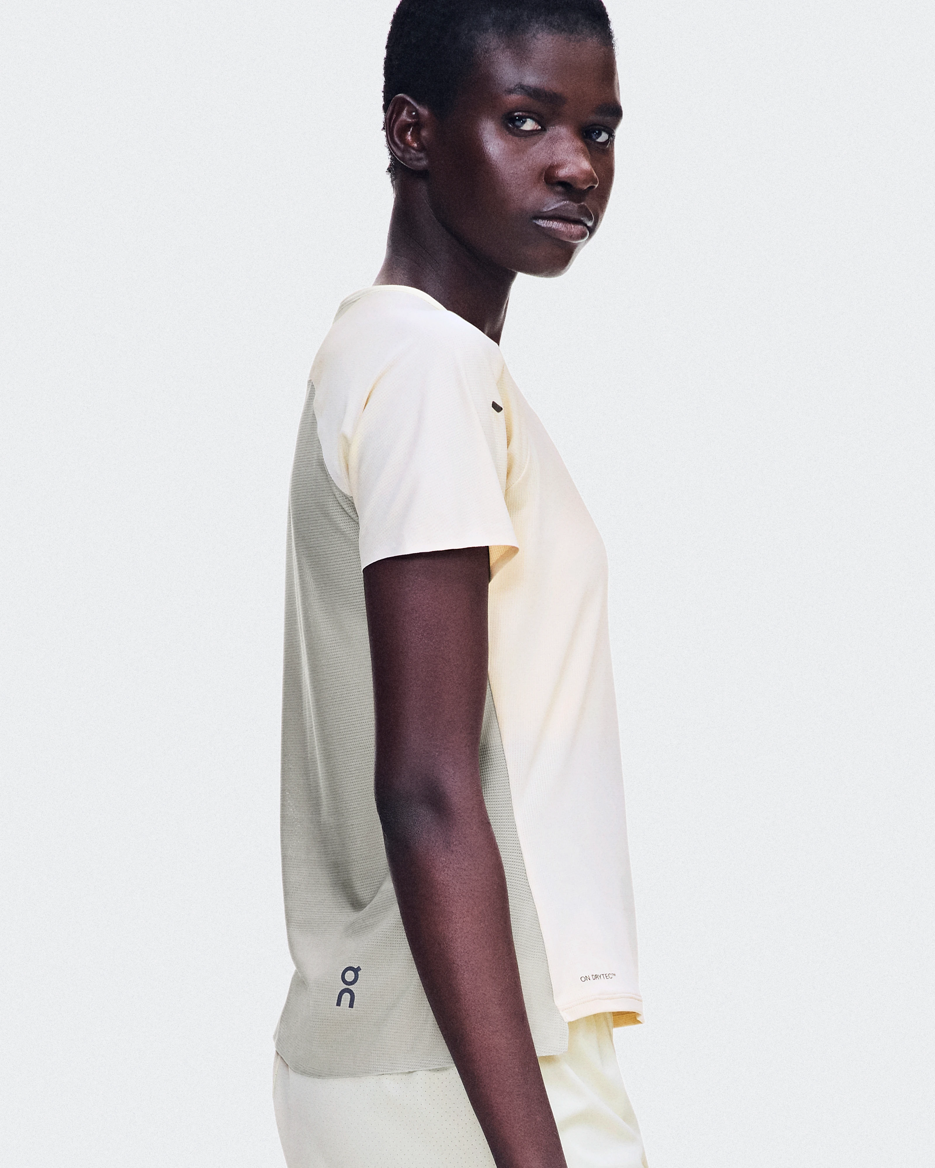 On Performance-T Hare & Brume Femme Hauts et t-shirts