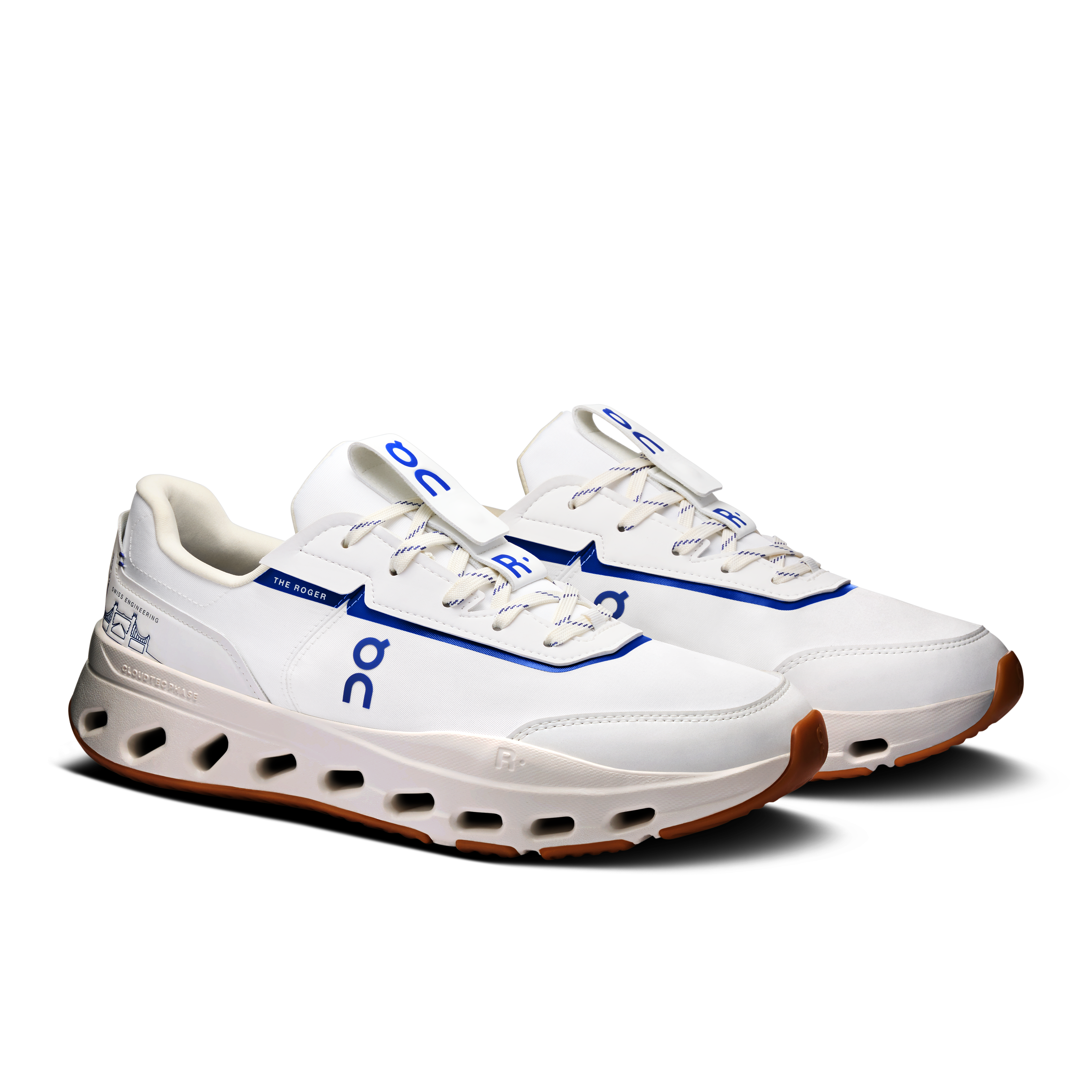 On THE ROGER Wildcard LC White & Indigo Homme Active Life Chaussures